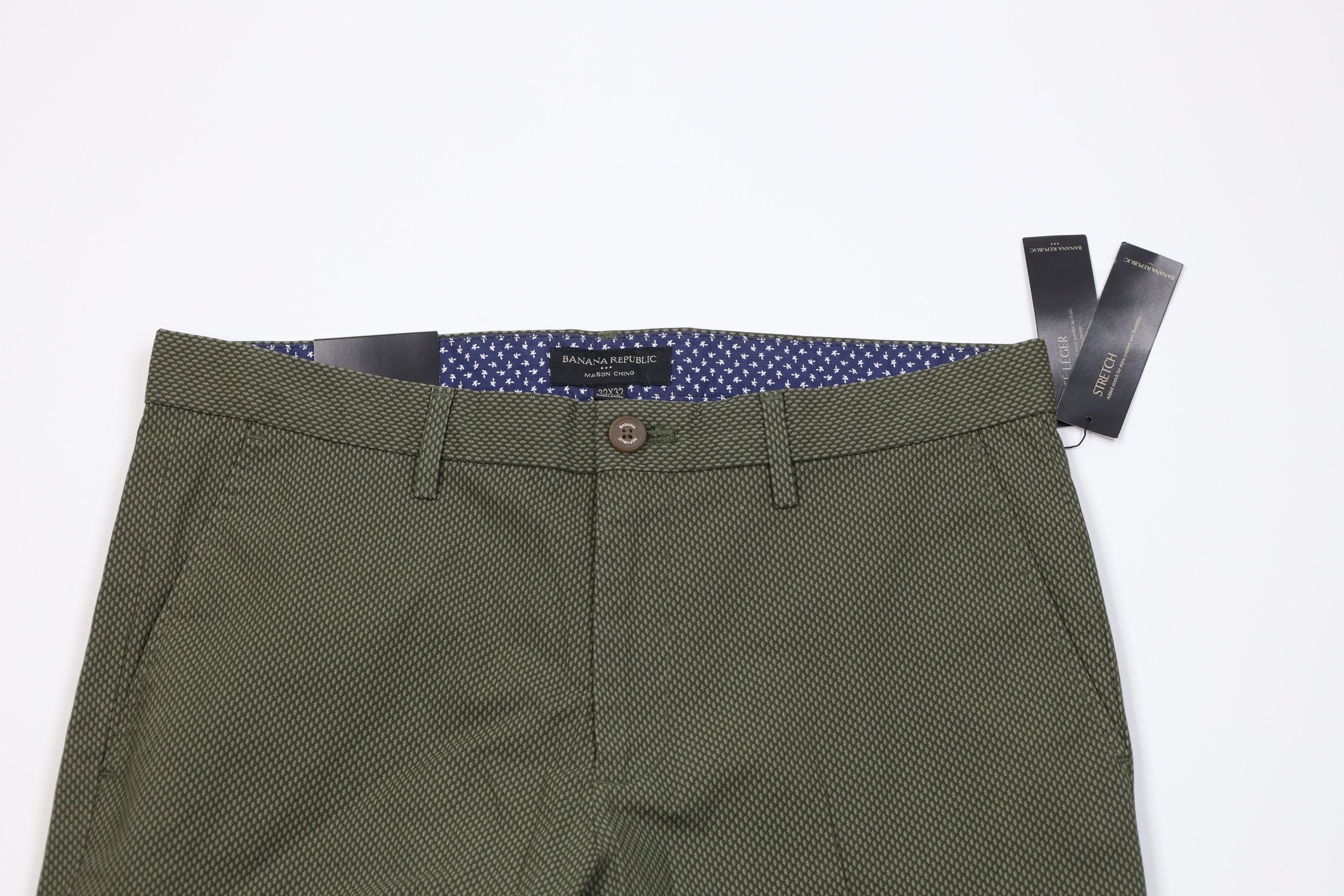 Banana Republic New Banana Republic Mason Summer Weight Chino Pants Green Size US 32 / EU 48 - 2 Thumbnail