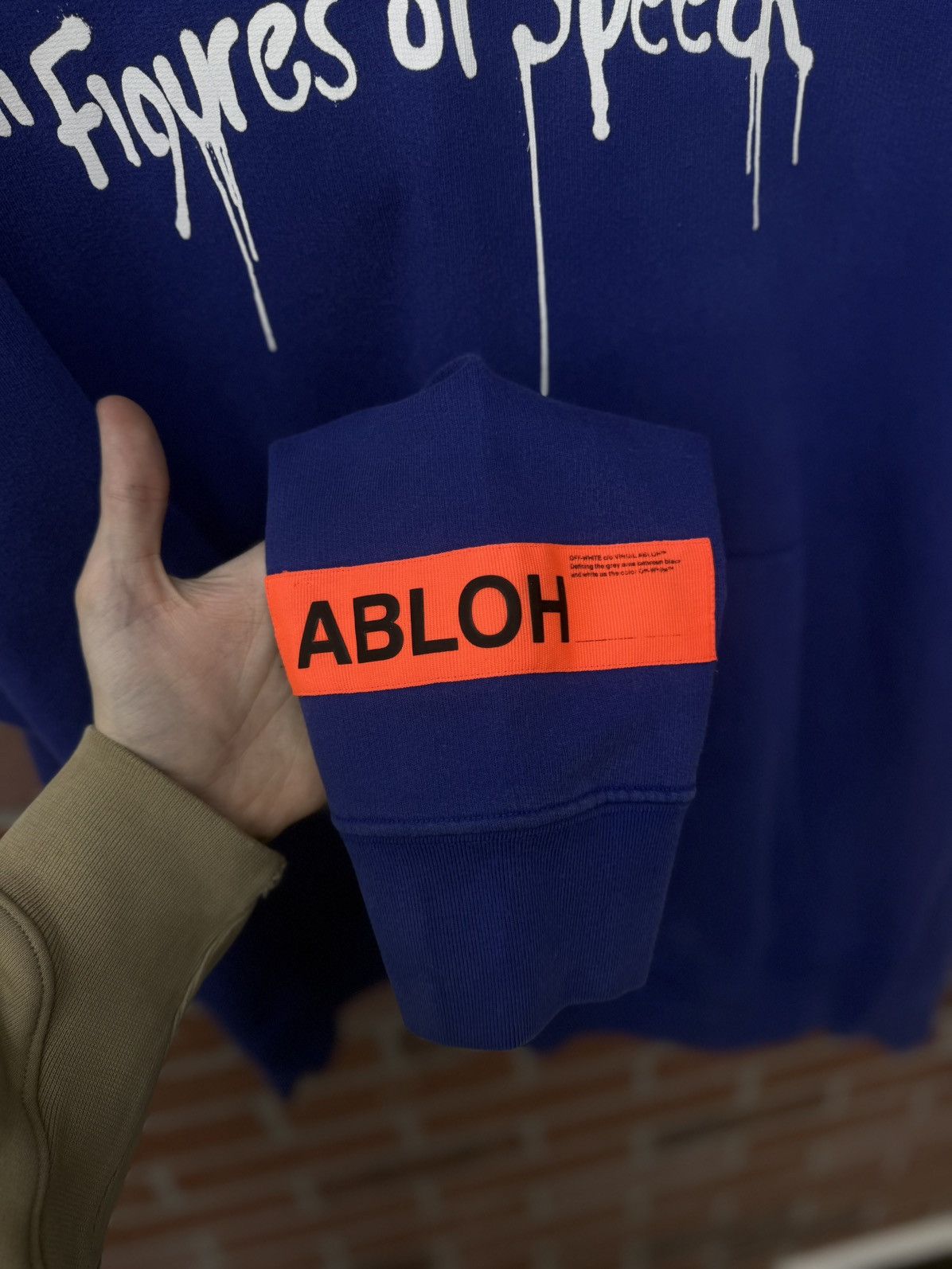 Off-White Off White Pullover Blue Stones Hoodie Size XL RARE Size US XL / EU 56 / 4 - 7 Thumbnail