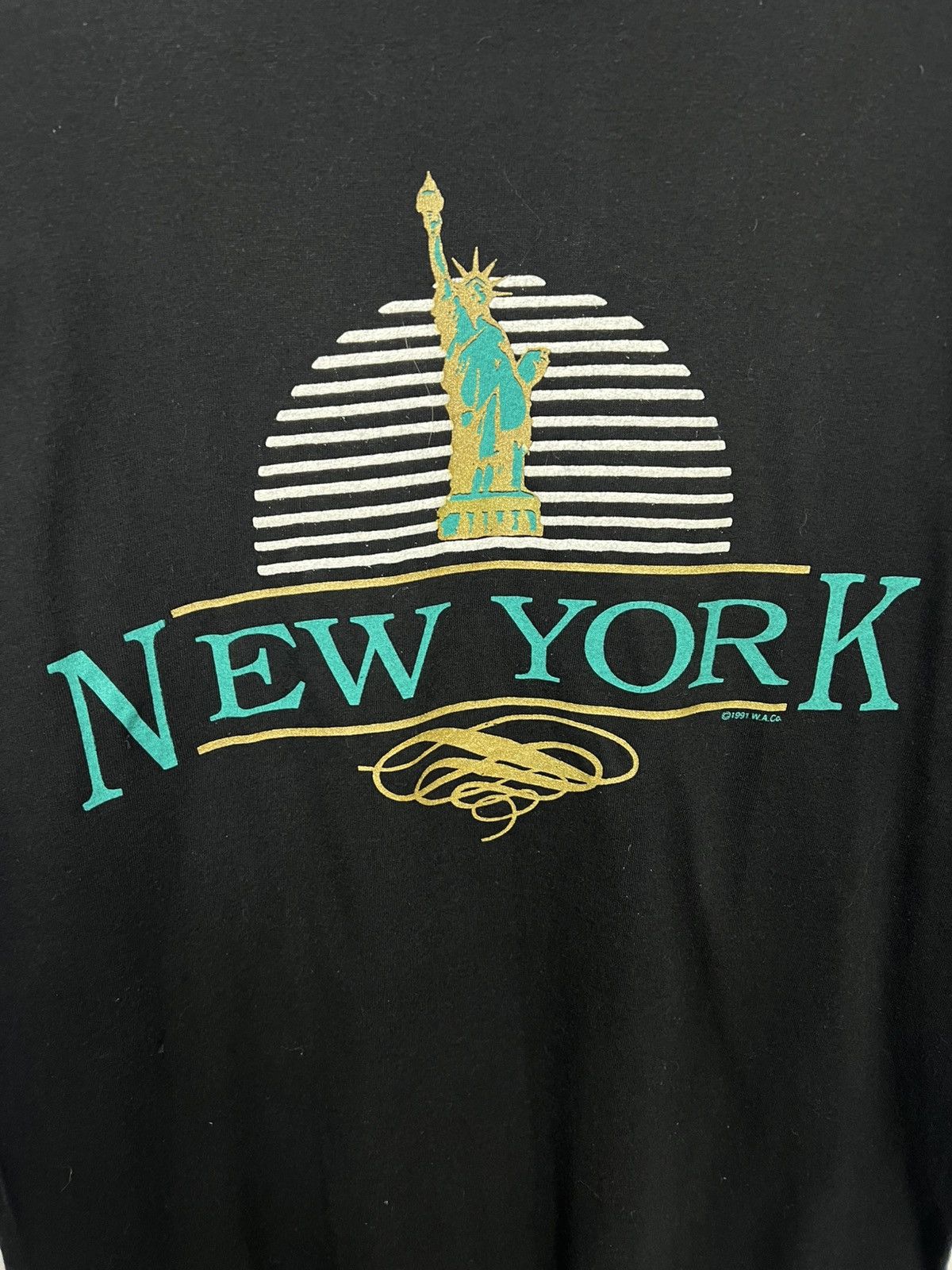 Vintage Vintage streetwear y2k New York 1990s Graphic T-shirt Size US L / EU 52-54 / 3 - 2 Thumbnail