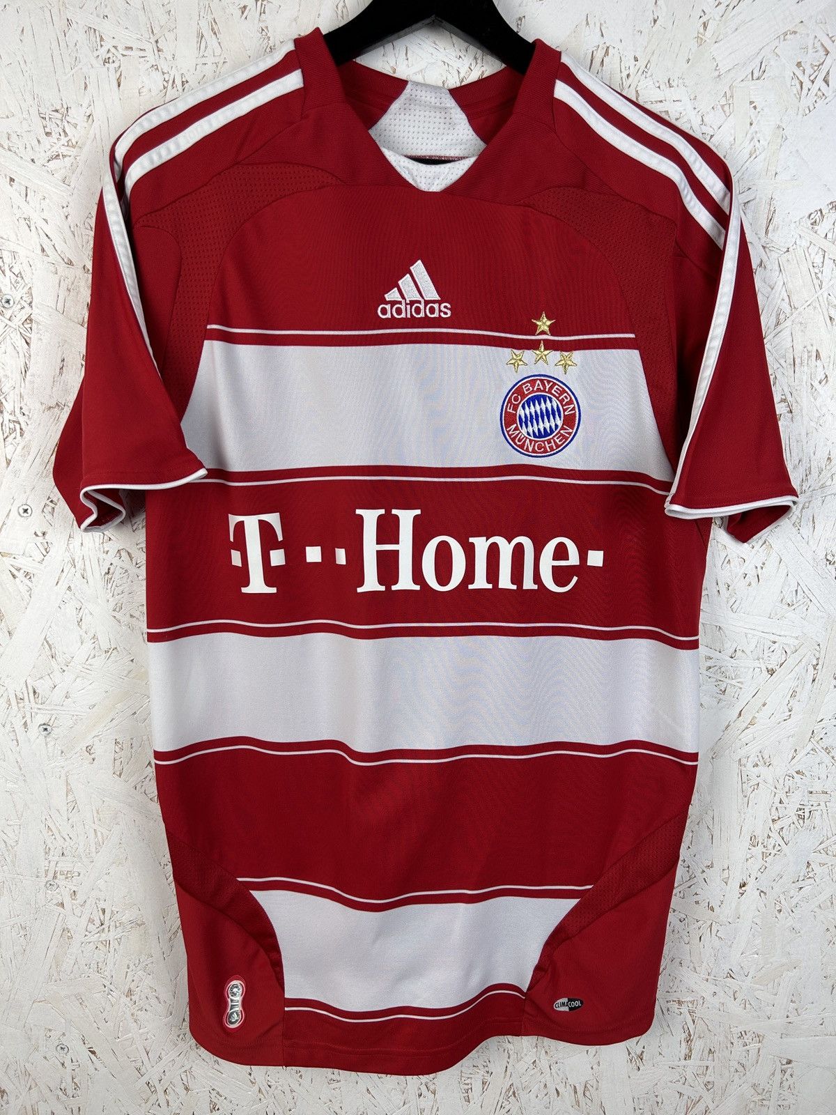 Adidas Vintage Adidas Bayern Munchen #21 Lahm 2007/08/09 Home Kit Size US M / EU 48-50 / 2 - 4 Thumbnail