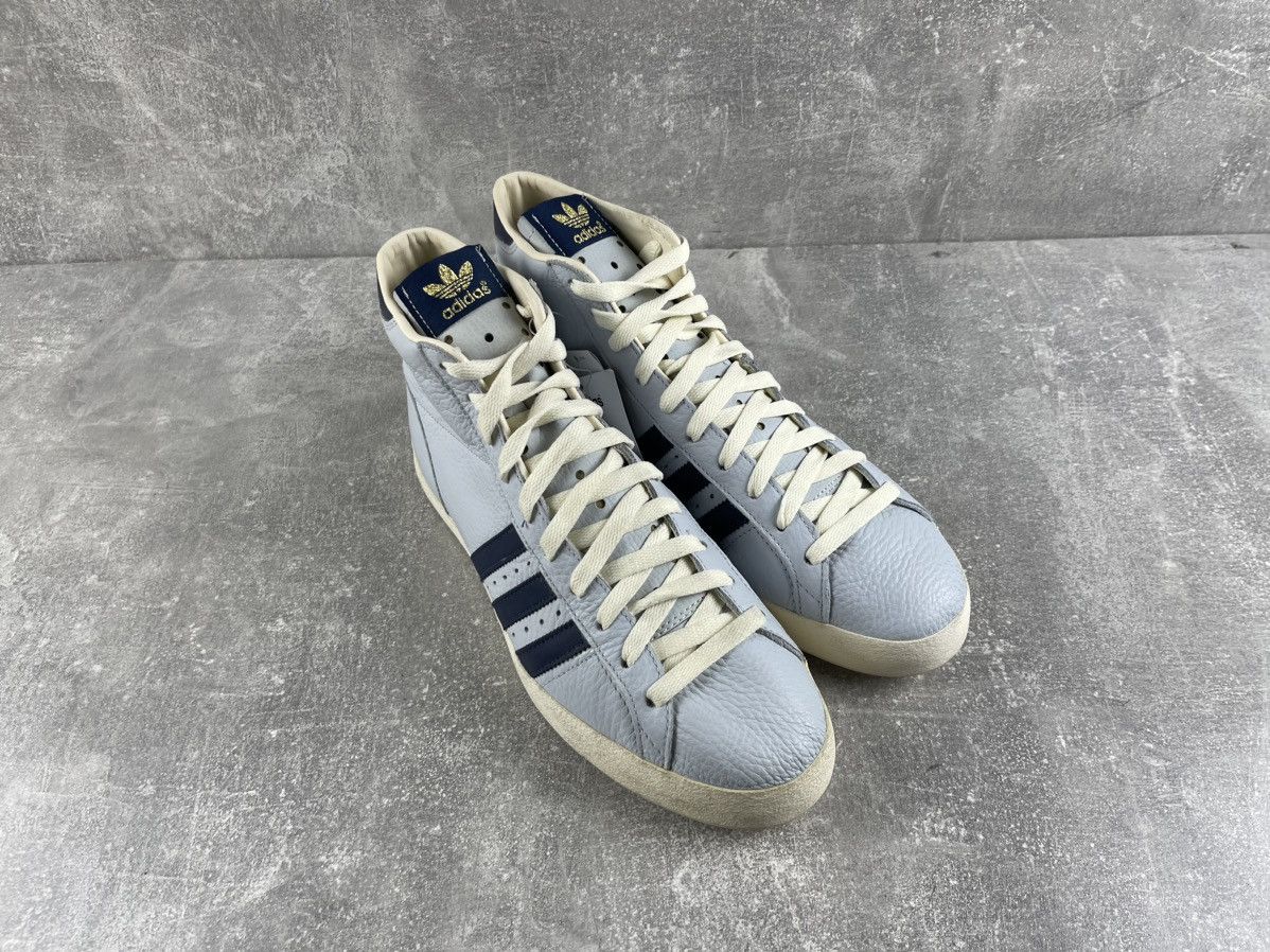 Adidas Adidas Originals Basket Profi High Sneakers Gray Leather Size US 10.5 / EU 43-44 - 3 Thumbnail