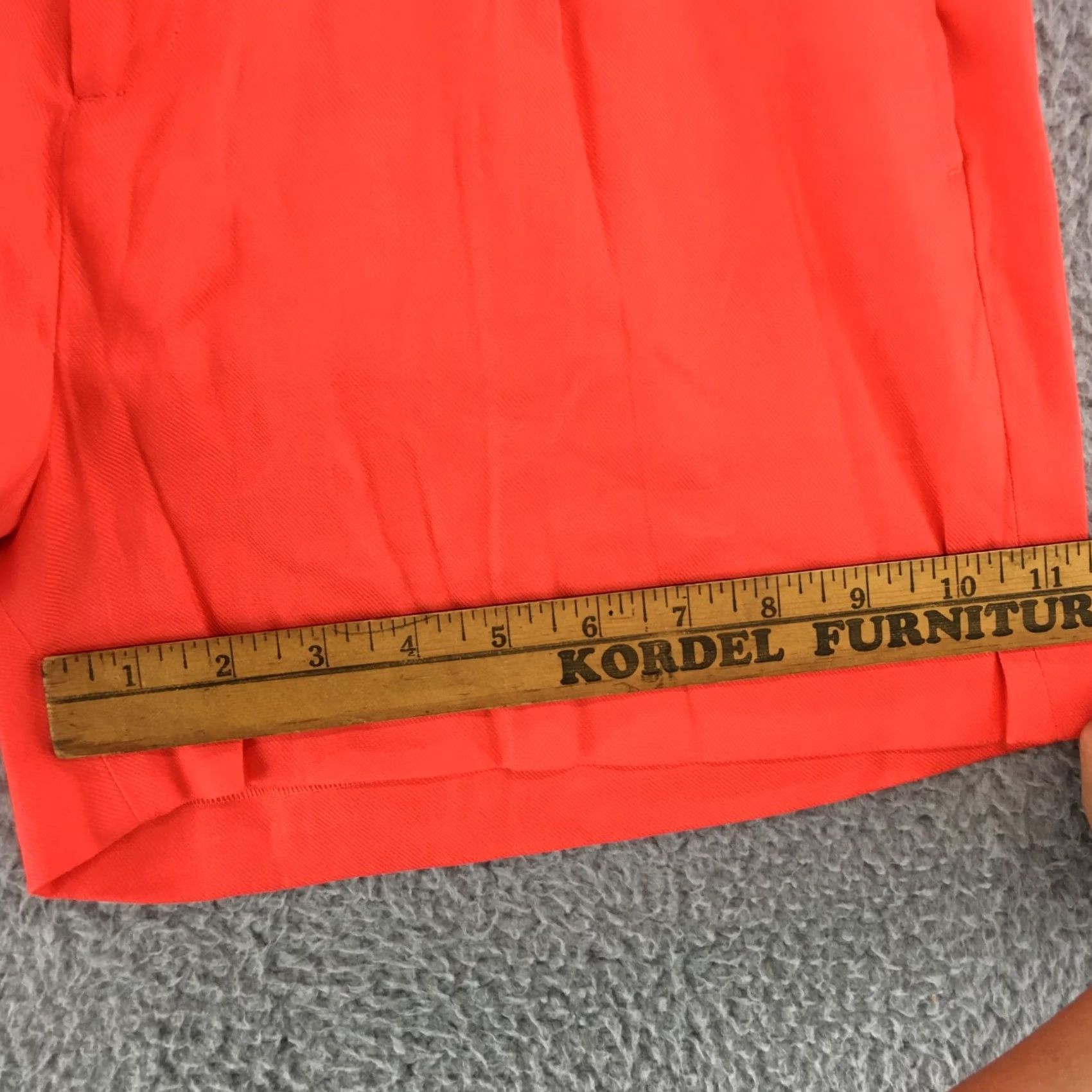 Banana Republic Banana Republic Paperbag Tie Waist Shorts Womens 4 Orange High Rise Side Pocket Denim Cotton Blend Regular Rise Womens Shorts Orange Pocket Solid 90s? Size 27" / US 4 / IT 40 - 5 Thumbnail