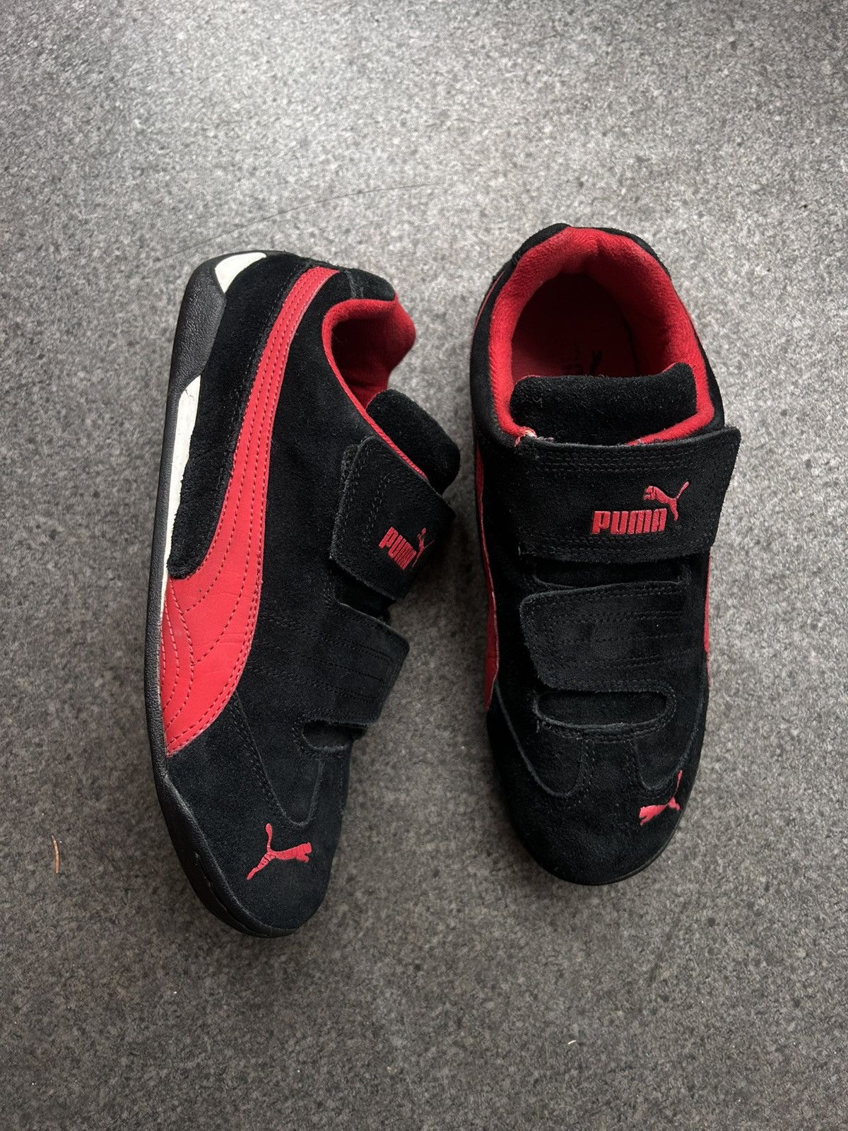 Puma × Vintage Vintage Puma SpeedCat Suede Low Top Velcro Sneakers Y2K Size US 6 / EU 39 - 3 Thumbnail