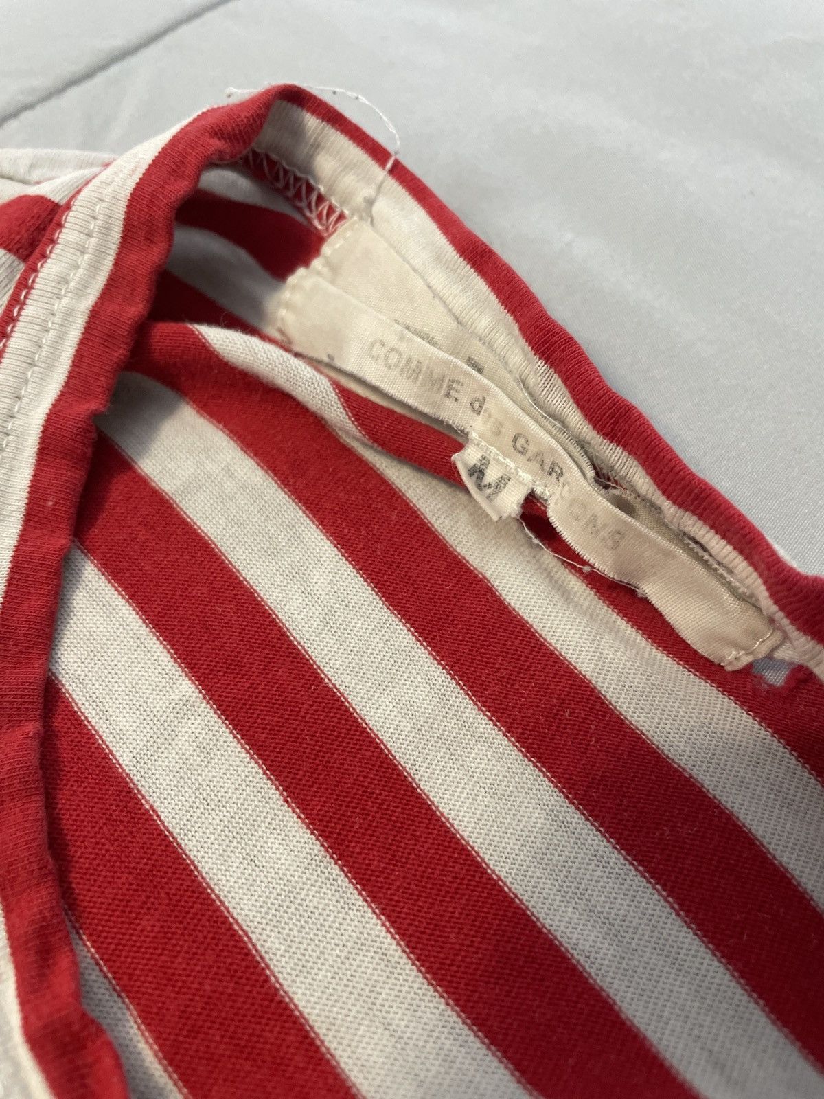 Comme des Garcons Comme Des Garçons Red Striped Shirt Size US M / EU 48-50 / 2 - 3 Thumbnail