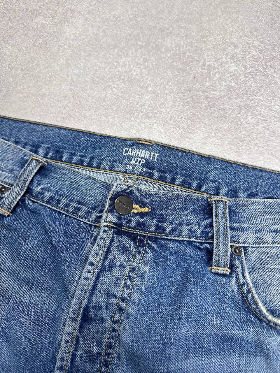 Carhartt Vintage Carhartt WIP Baggy Flared Denim Jeans Rare 38x32 Size US 38 / EU 54 - 4 Thumbnail