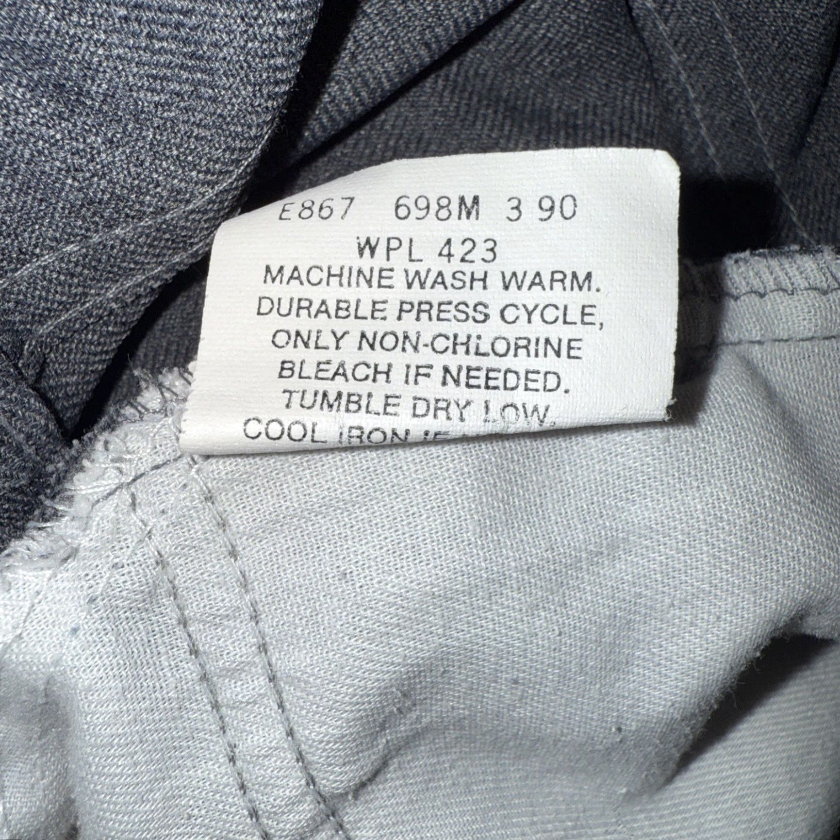 Levi's VINTAGE Levi's Levi Bootcut Pants 34x30 Gray USA Western Cowboy Mens Regular Bootscut Style Front Zipper Fly Vintage Shirt? Size US 36 / EU 52 - 4 Thumbnail