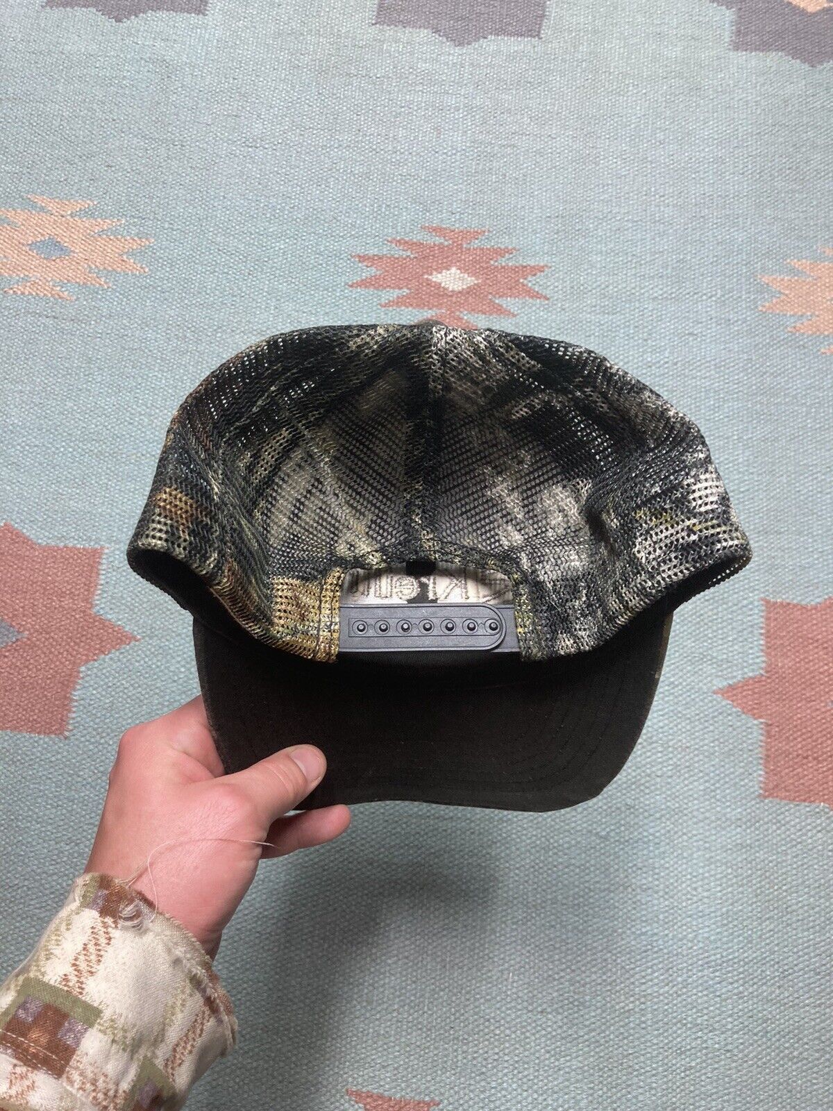 Mossy Oaks × Vintage VTG trucker hat camo break tree mossy oak kreiling roofing Size ONE SIZE - 4 Thumbnail