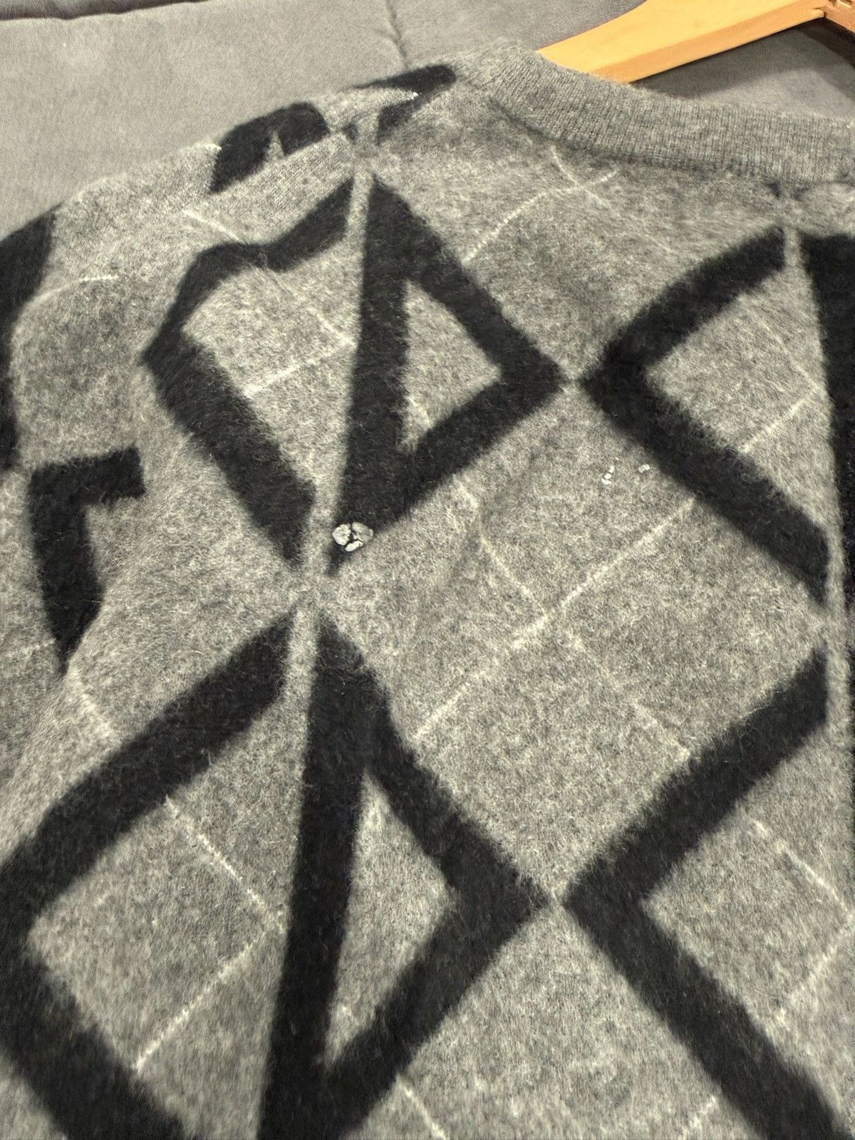 Dior Dior Grey Diamond Knit Sweater Size US L / EU 52-54 / 3 - 3 Thumbnail