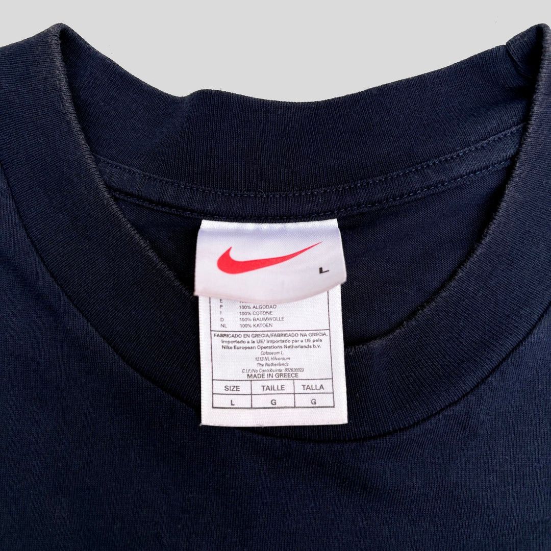 Nike PSG Paris Saint-Germain Nike 1990 90s Vintage T-Shirt Rare Size US L / EU 52-54 / 3 - 5 Thumbnail