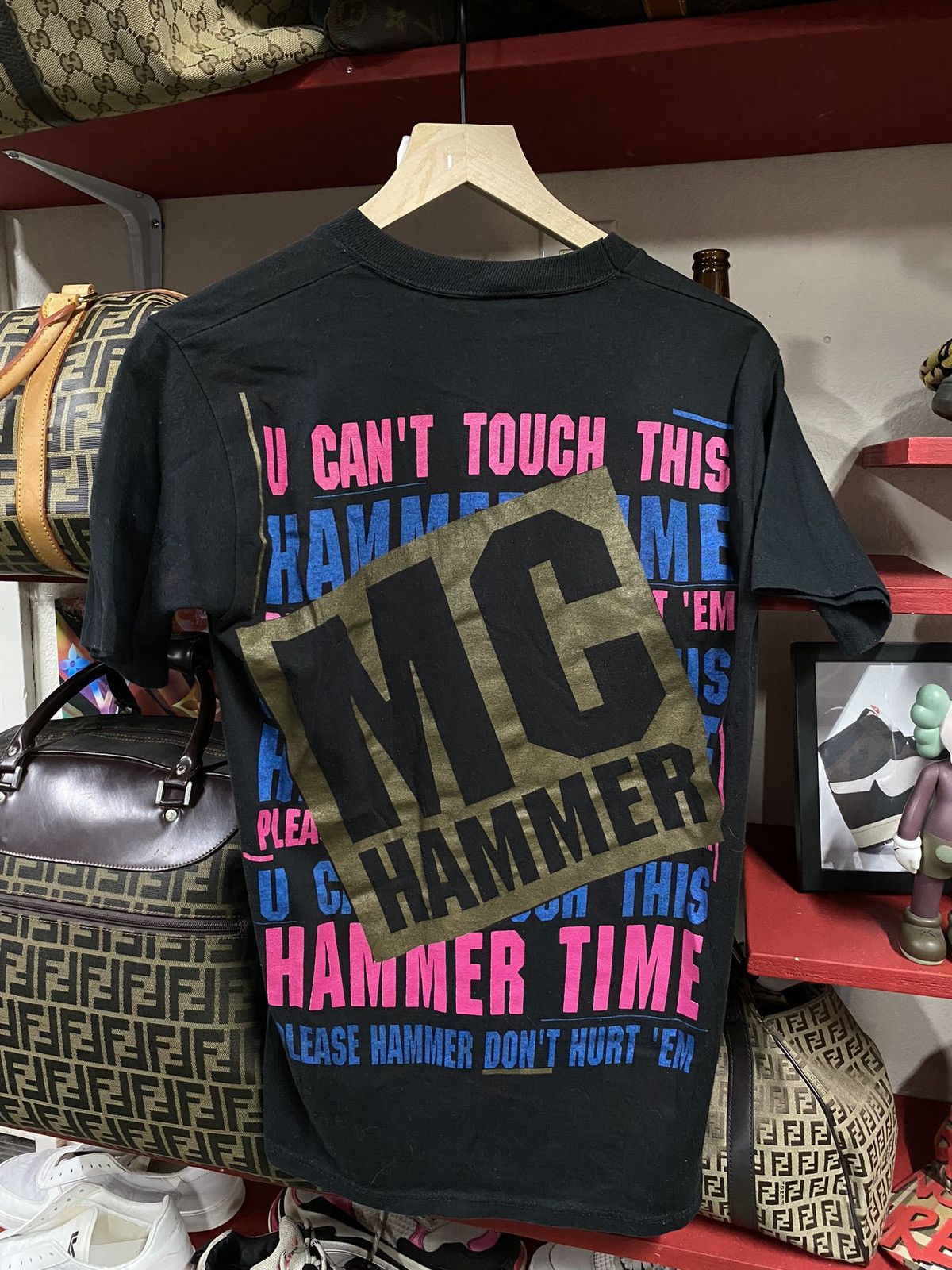 Vintage 1980’s Vintage Mc Hammer Tour Tee Shirt Small Size US S / EU 44-46 / 1 - 2 Thumbnail