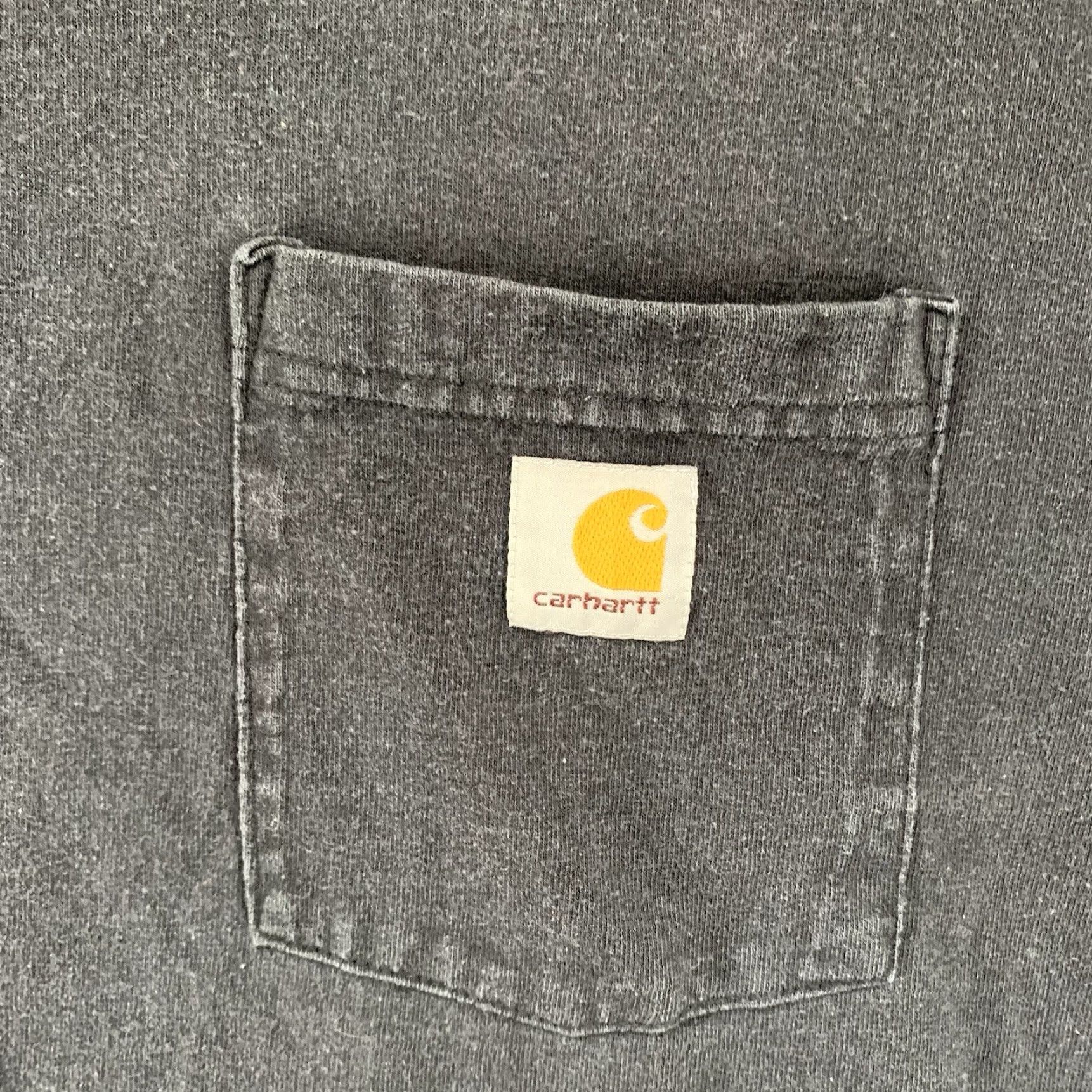 Carhartt Carhartt Mens 2XL T-Shirt Short Sleeve Crew Neck Solid Black Logo 2010s 2014 K87 Regular Fit Size US XXL / EU 58 / 5 - 3 Thumbnail