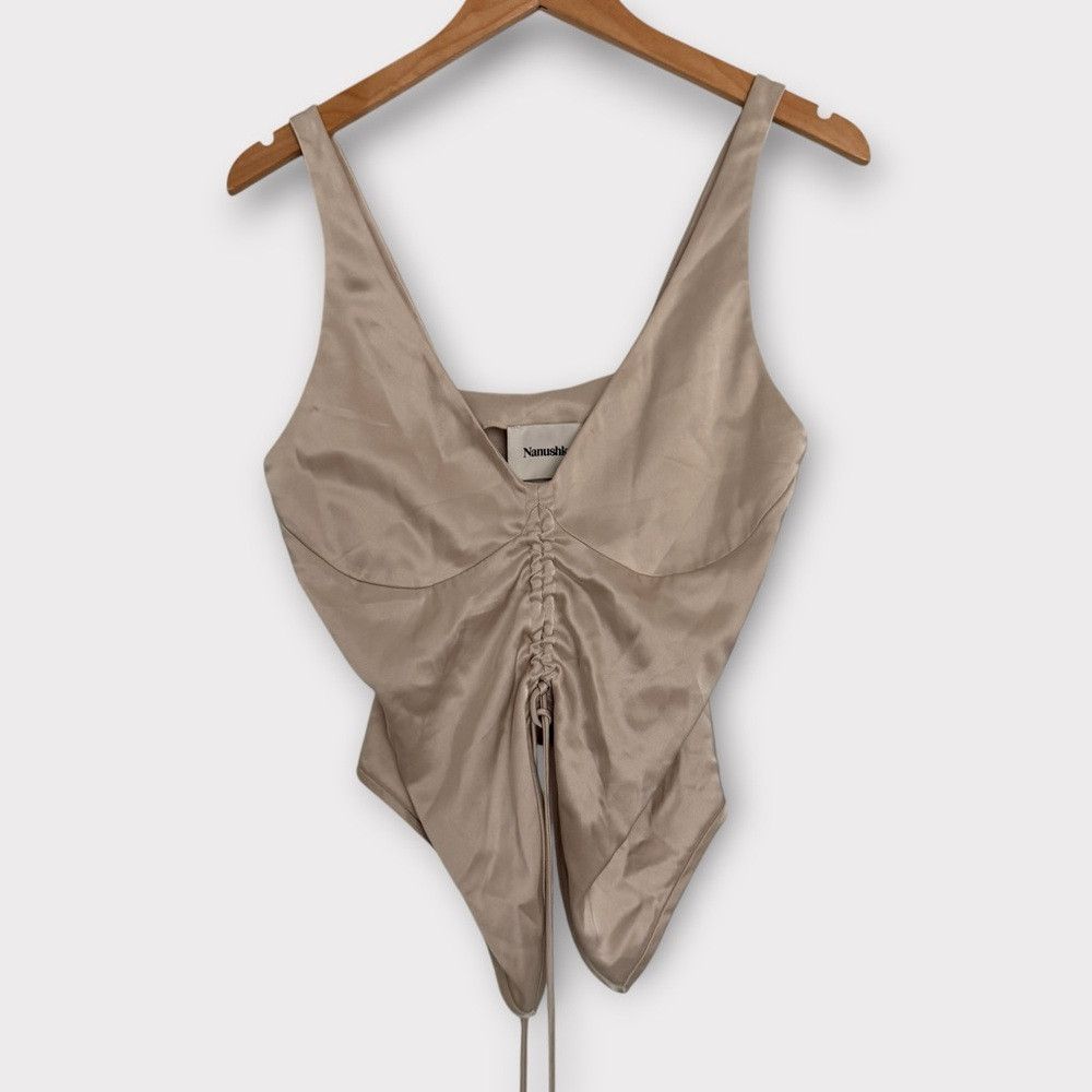 Nanushka Nanushka Klara Top in Creme – Size S Size S / US 4 / IT 40 - 5 Thumbnail