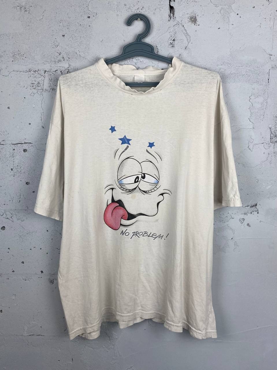 Vintage Vintage Sex Humor High No problem T shirt USA Distressed Size US XL / EU 56 / 4 - 2 Thumbnail