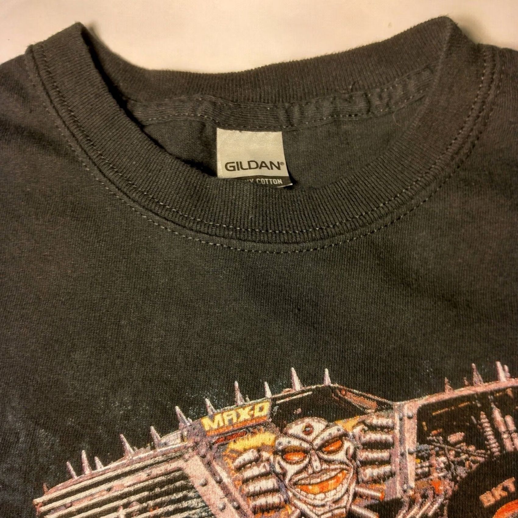 Gildan Monster Jam 2022 World Tour Shirt Gr ave Digger Grave Digger Max O Trucks Graphic Crew Neck Short Sleeve Black B lack S Size US S / EU 44-46 / 1 - 8 Thumbnail