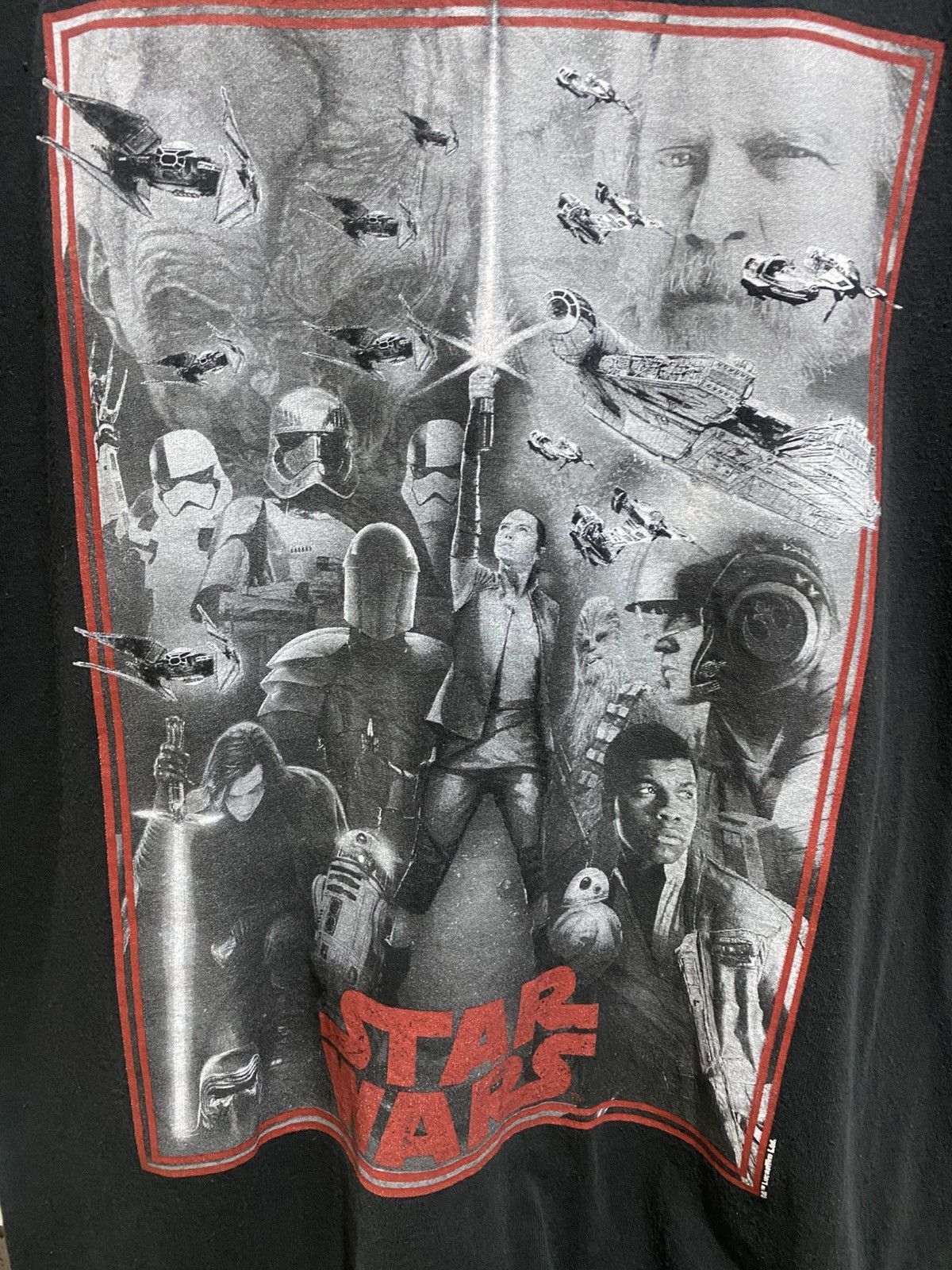 Star Wars Vintage Star Wars Graphic The Last Jedi Tshirt Size US L / EU 52-54 / 3 - 5 Thumbnail