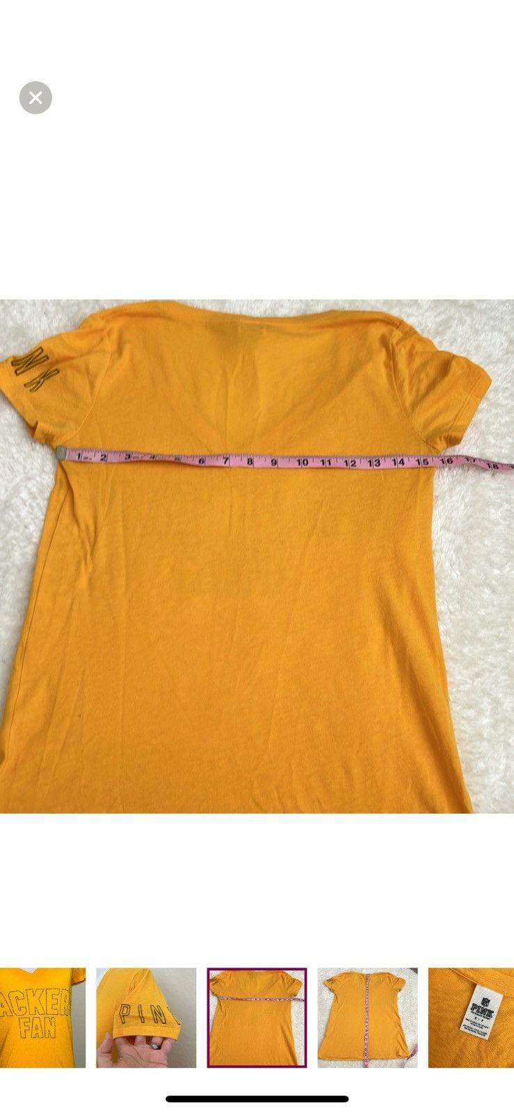 Pink Pink Victorias‎ Secret x NFL small packers tee Size S / US 4 / IT 40 - 2 Thumbnail