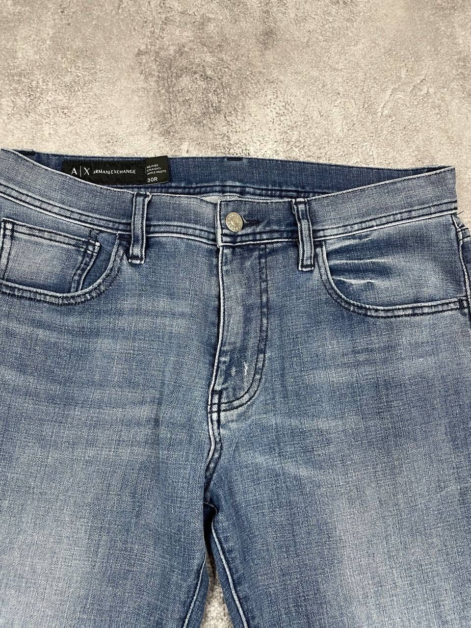 Armani Exchange Armani Exchange Men Denim Jeans Blue RelaxedStraight SizeW30 Size US 30 / EU 46 - 6 Thumbnail
