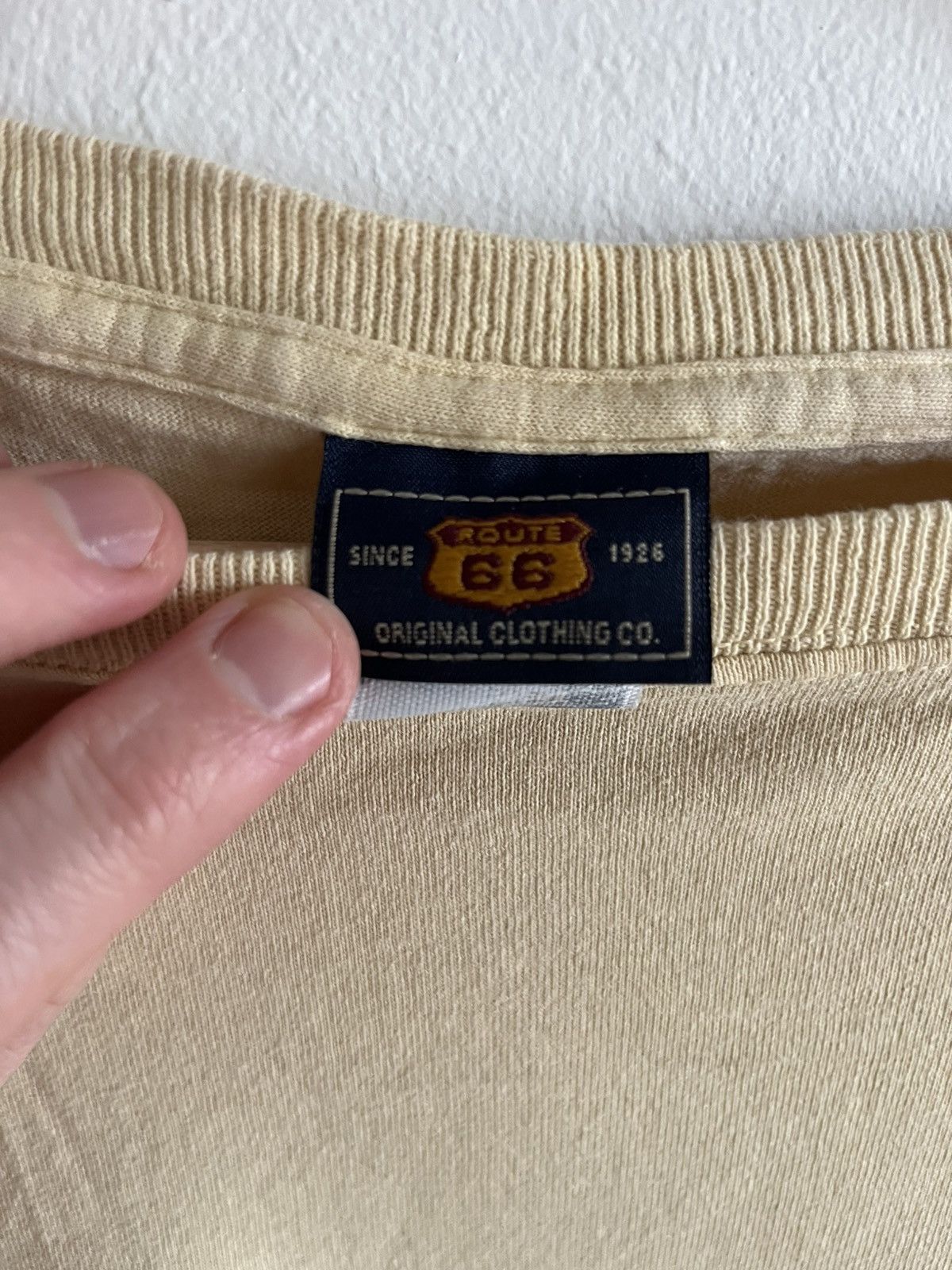 Anchor Blue Route 66 90s Silvertab Skater Boxy Tee Baggy 00s Y2K Gap Size US L / EU 52-54 / 3 - 3 Thumbnail