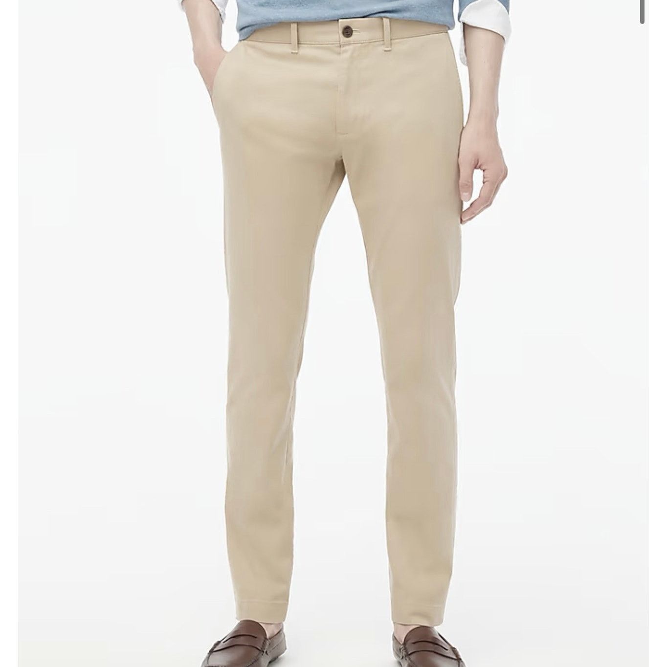 J.Crew NWOT J.Crew Slim Fit Flex Chino Pant Light Khaki Size 36x32 Size US 36 / EU 52 - 1 Thumbnail