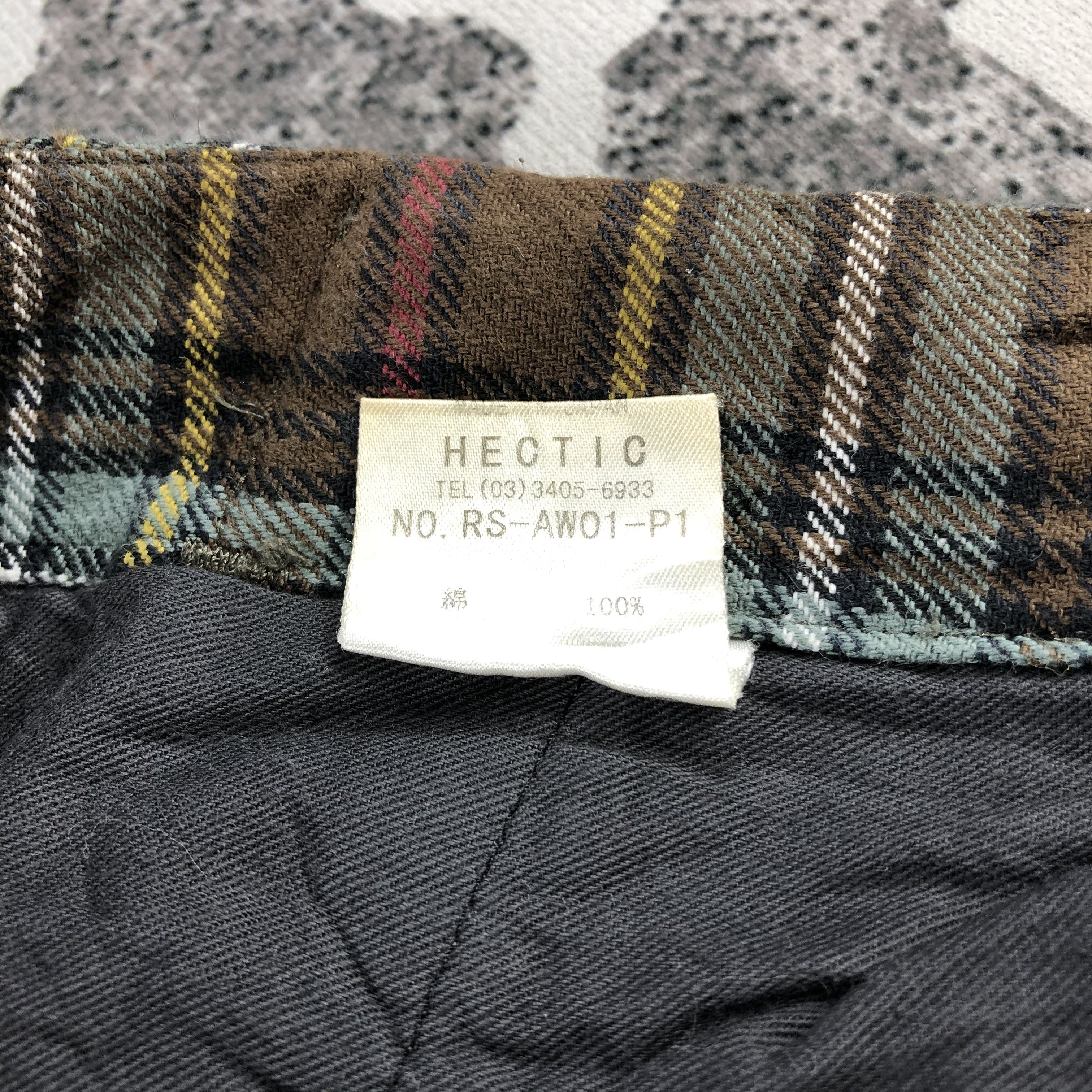 Japanese Brand Roc Star x Mad Hectic Cargo Pants Checked Trousers Size US 34 / EU 50 - 13 Thumbnail