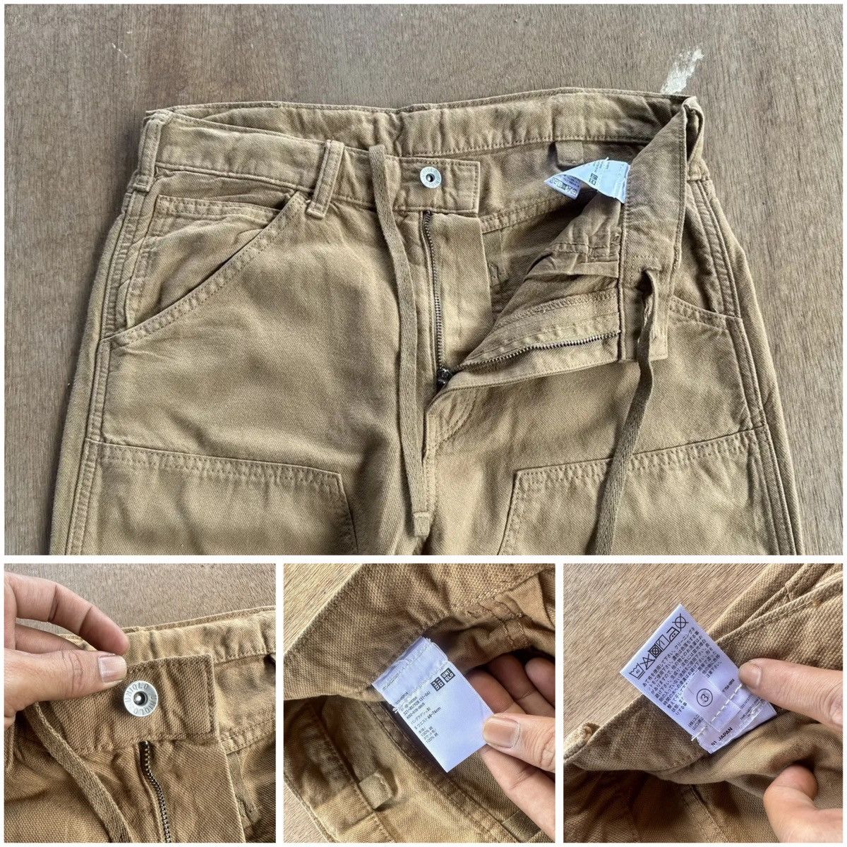 Beauty Beast STEALS 💥 UNIQLO JAPAN VINTAGE DOUBLE KNEE CARPENTER PANTS Size US 30 / EU 46 - 15 Thumbnail