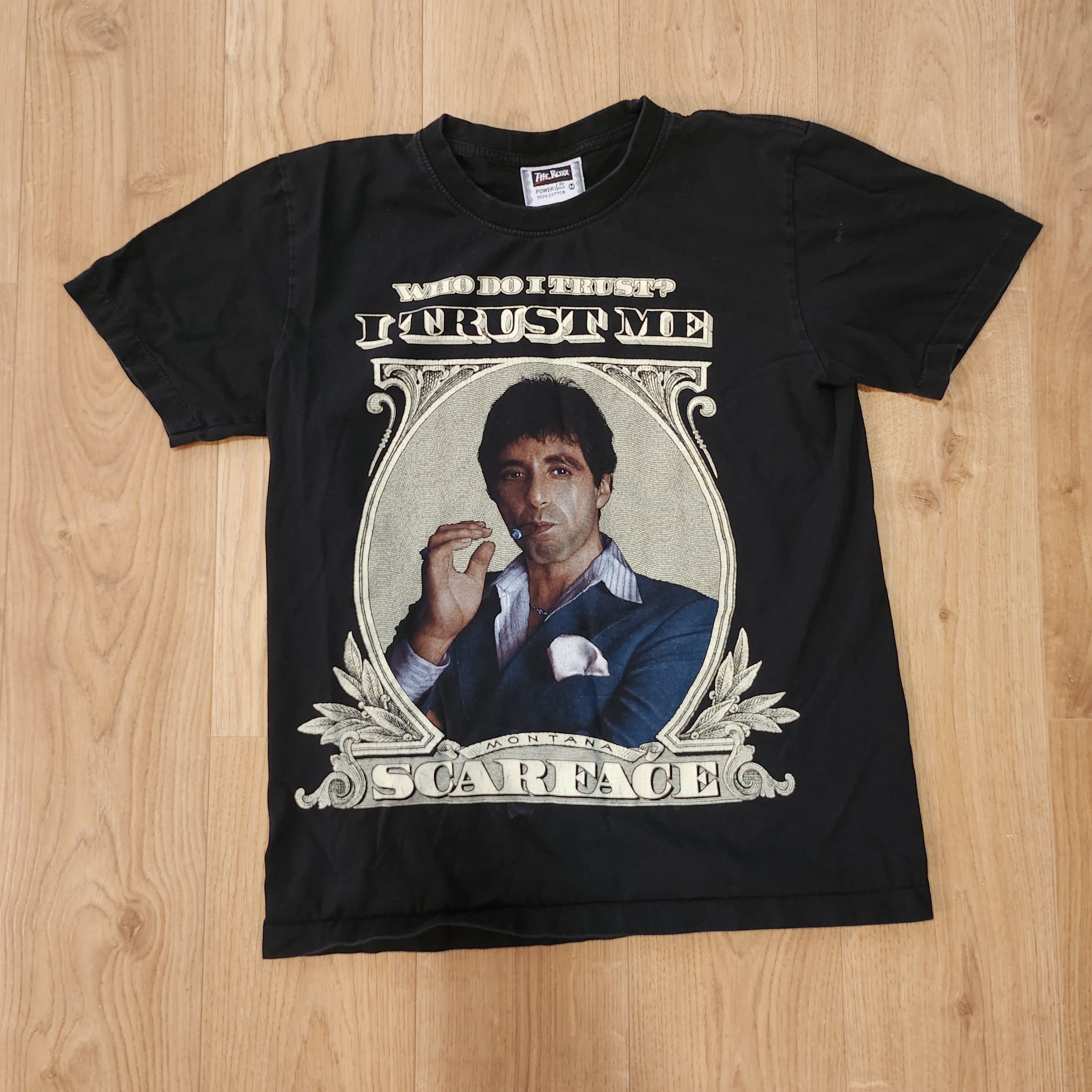 Vintage 90's Who do I trust? I trust me Scarface Tshirt Size US M / EU 48-50 / 2 - 1 Thumbnail