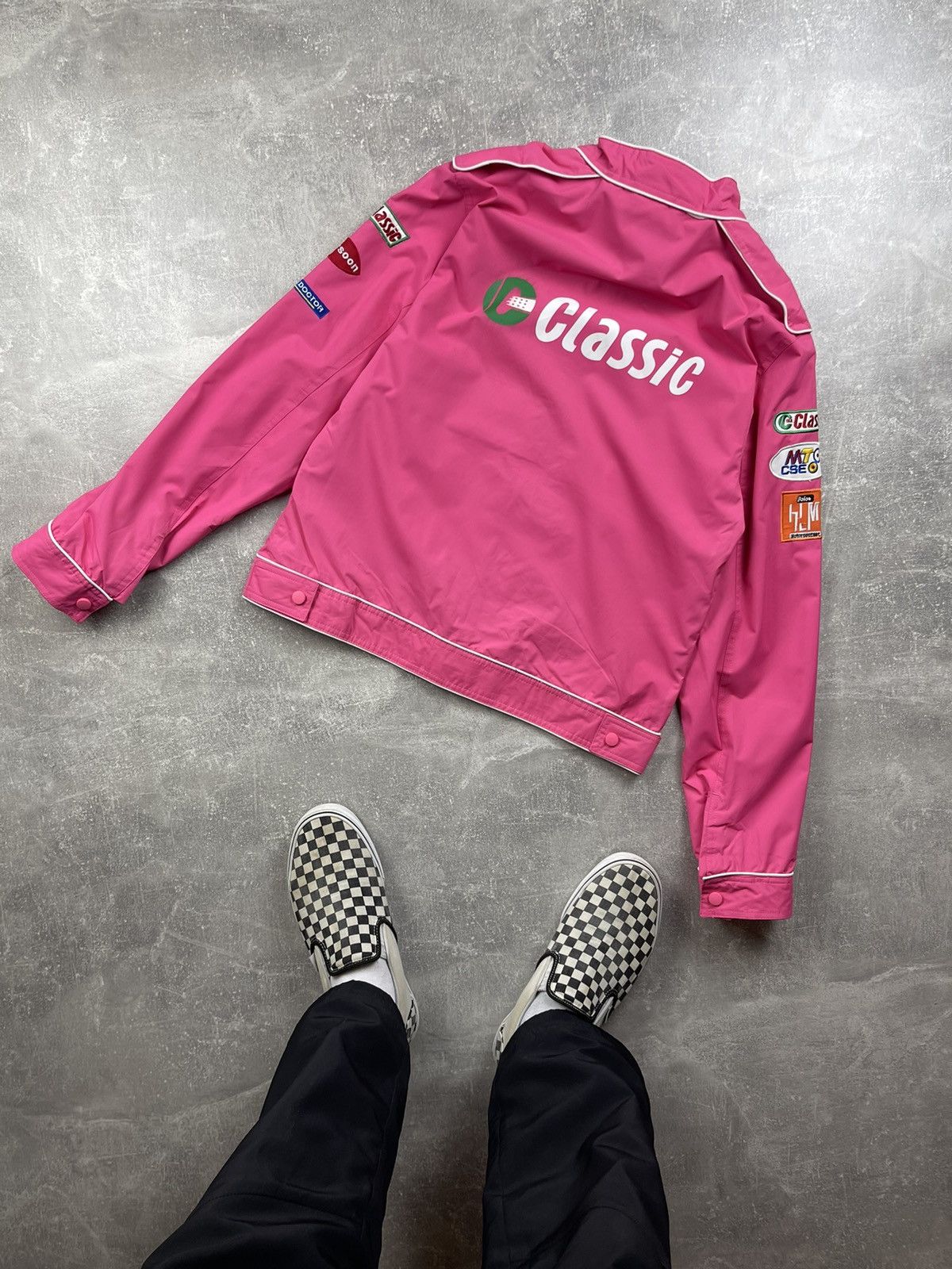 Vintage Vintage Classic Nascar Driver Pink Racing Jacket Size XL Size XL / US 12-14 / IT 48-50 - 7 Thumbnail