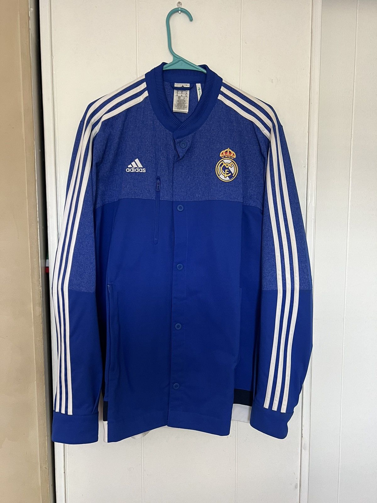Adidas Real Madrid Anthem Jacket 2014-15 Size US M / EU 48-50 / 2 - 1 Thumbnail