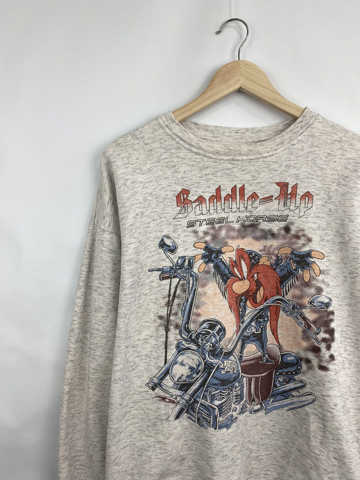 Harley Davidson Vintage 80s Yosemite Sam Choppers Sweatshirt Harley Davidson Size US L / EU 52-54 / 3 - 2 Thumbnail