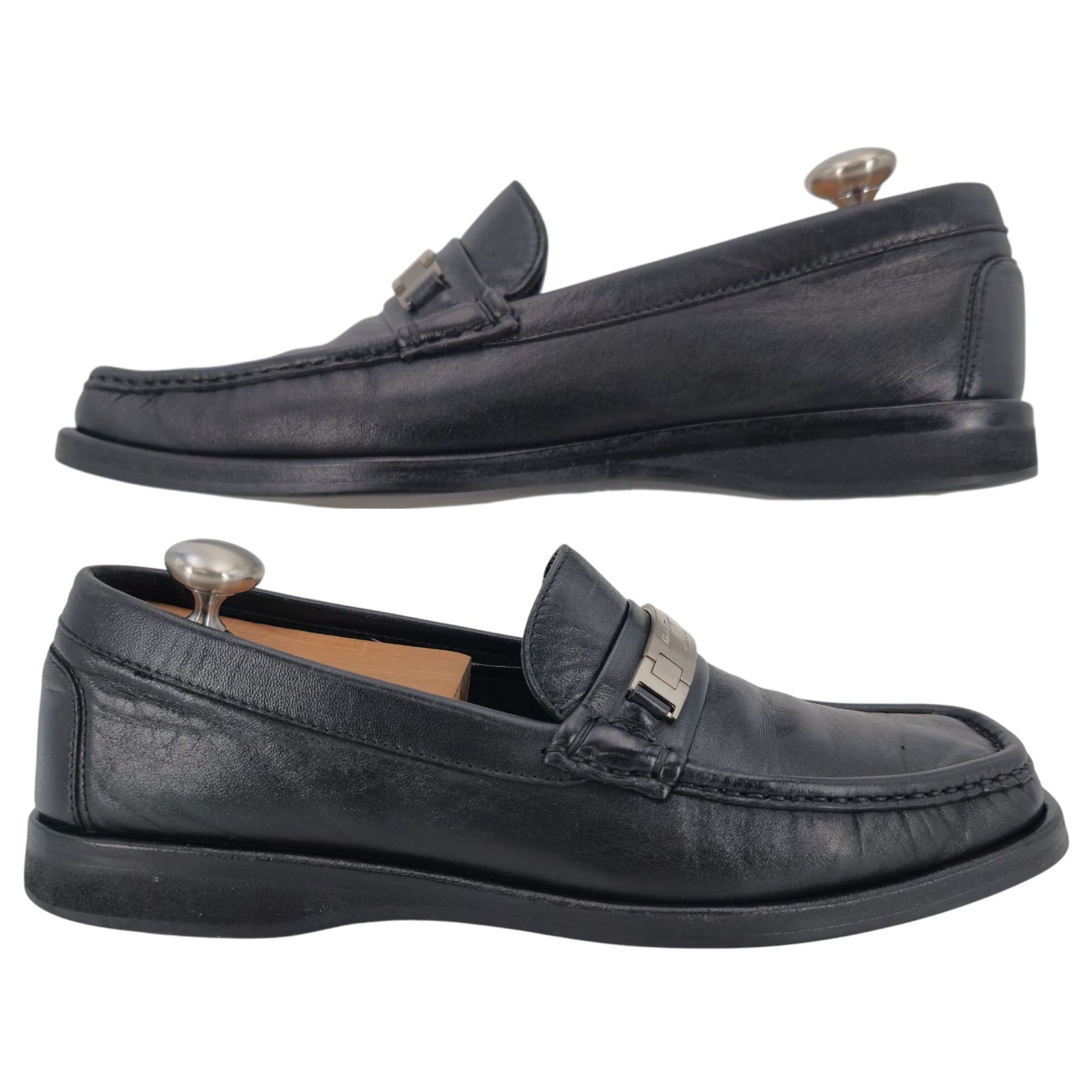 Salvatore Ferragamo Salvatore Ferragamo Italy Men's 8.5 Black Leather Dress Shoe Size US 8.5 / EU 41-42 - 4 Thumbnail