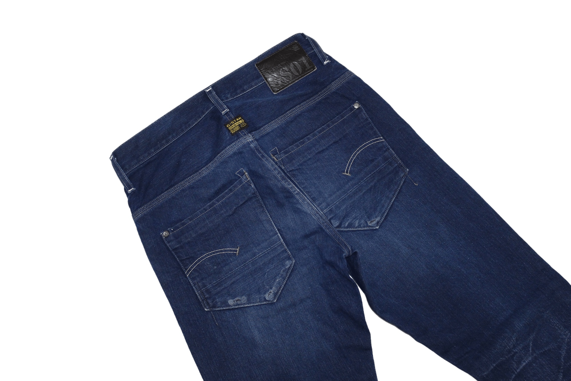 G-Star G-star Raw Denim New Radar Slim Dots Splash Blue Faded Jeans Size US 31 - 10 Thumbnail