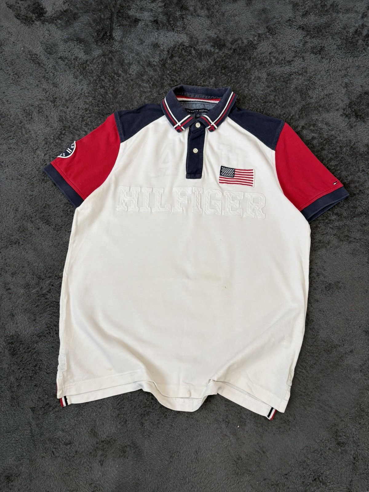 Tommy Hilfiger Tommy Hilfiger USA Ralph Lauren Chief Keef Style Polo Size US M / EU 48-50 / 2 - 1 Thumbnail