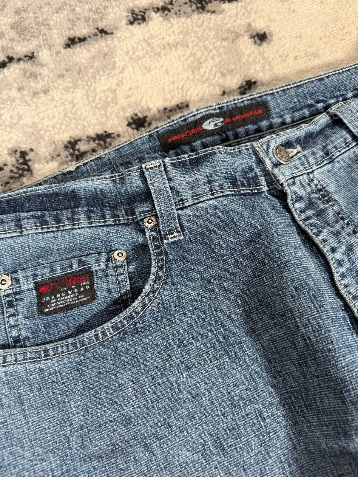 Point Zero Y2K Made in Canada Point Zero Baggy Denim Jeans Size US 38 / EU 54 - 3 Thumbnail