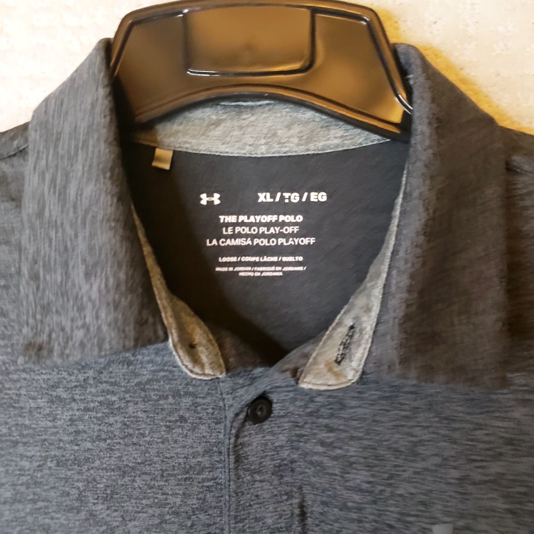 Under Armour Under Armour Shirt Mens XL The Playoff Polo Gray Short Sleeve Golf Performance Size US XL / EU 56 / 4 - 5 Thumbnail