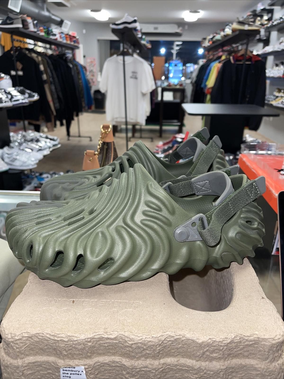 Designer Crocs x Salehe Bembury US 11 The Pollex Clog Cucumber | OG Size US 11 / EU 44 - 1 Thumbnail