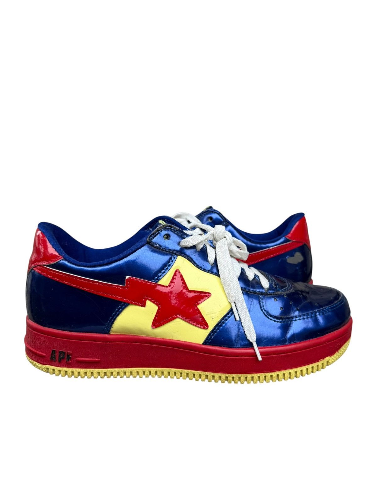 Bape Vintage bapesta superman Size US 9.5 / EU 42-43 - 6 Thumbnail