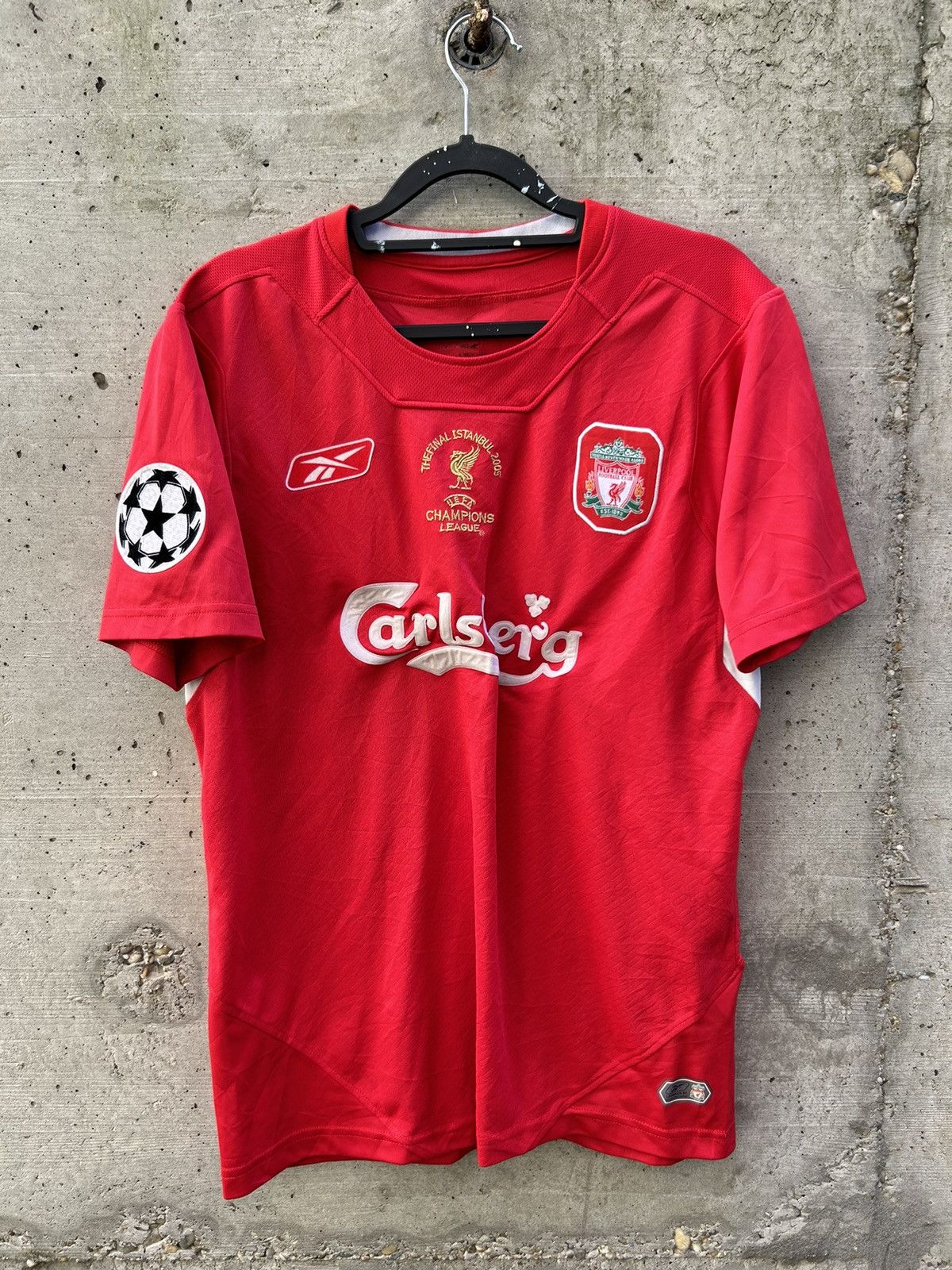 Reebok 2004/05 Liverpool Champions League Gerrard Jersey
