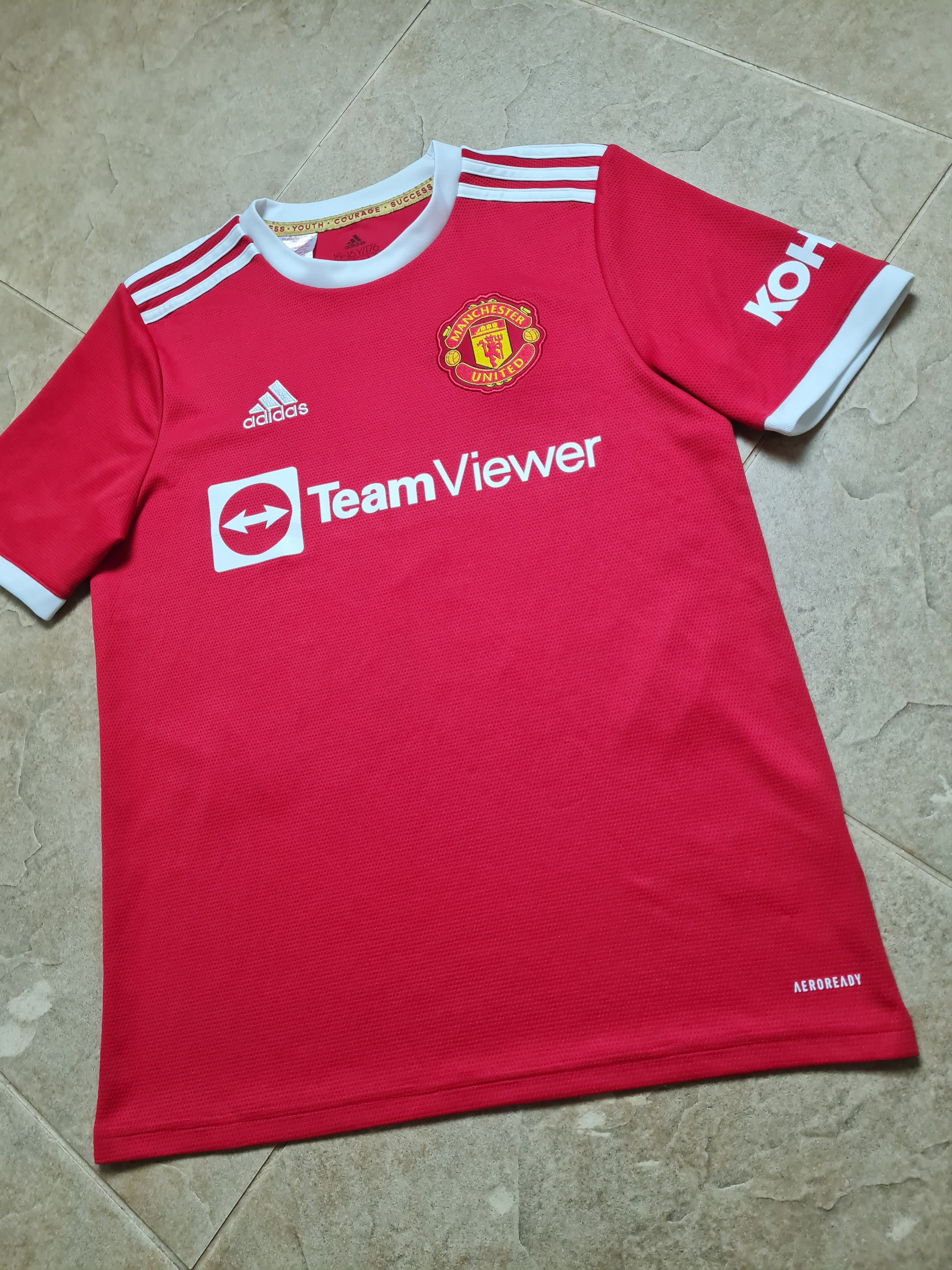 Adidas MANCHESTER UNITED ADIDAS 2021/2022 #7 RONALDO GR3778 Size US M / EU 48-50 / 2 - 4 Thumbnail