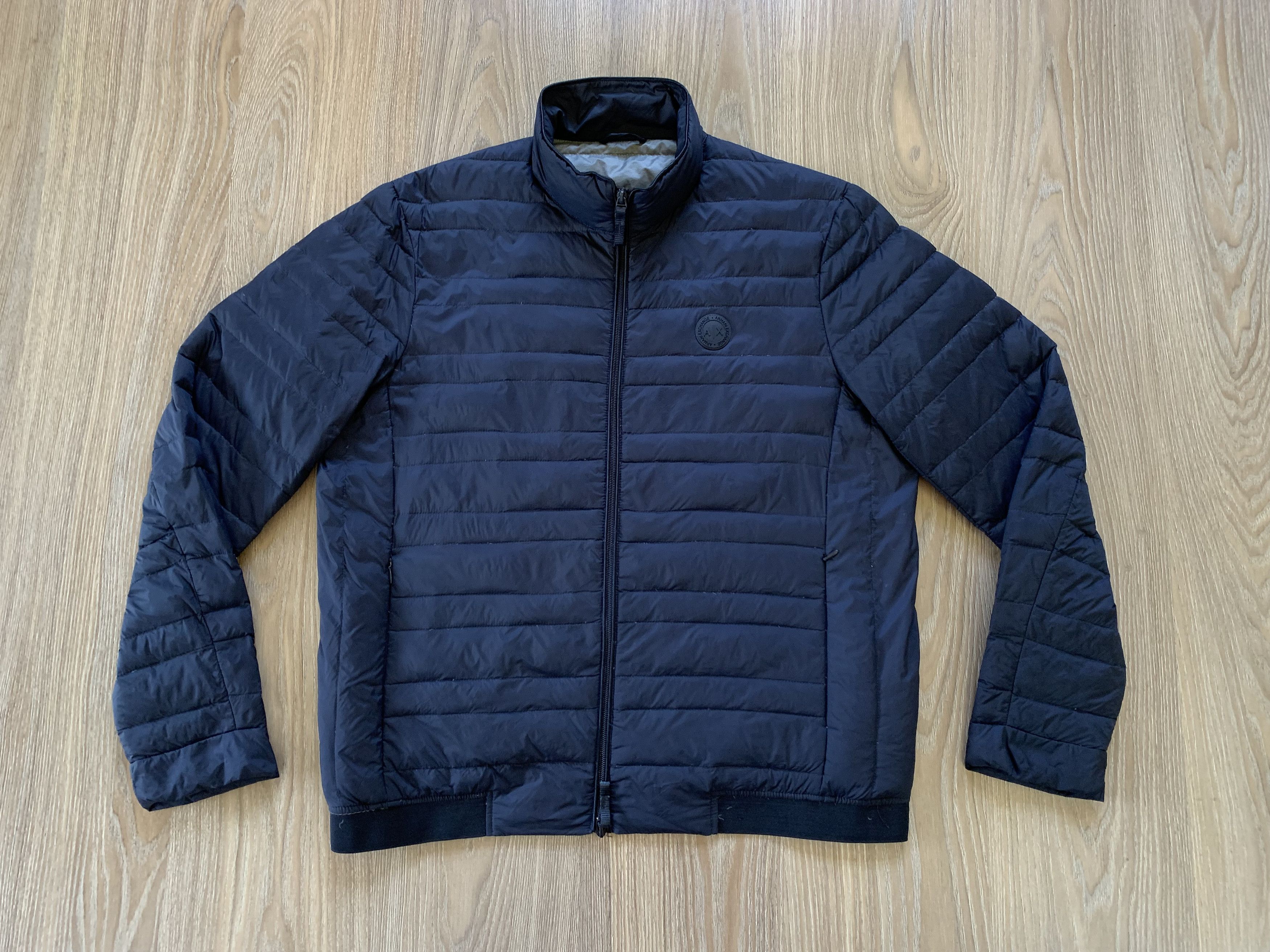 Armani × Armani Exchange Armani Exchange Down Quilted Bomber Jacket Size US XL / EU 56 / 4 - 2 Thumbnail