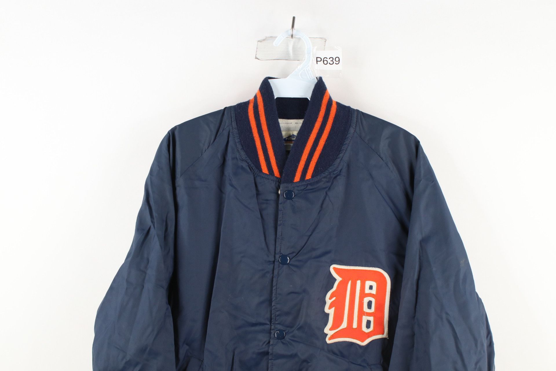 Vintage Vintage 80s Lined Detroit Tigers Baseball Bomber Jacket USA Size US L / EU 52-54 / 3 - 2 Thumbnail