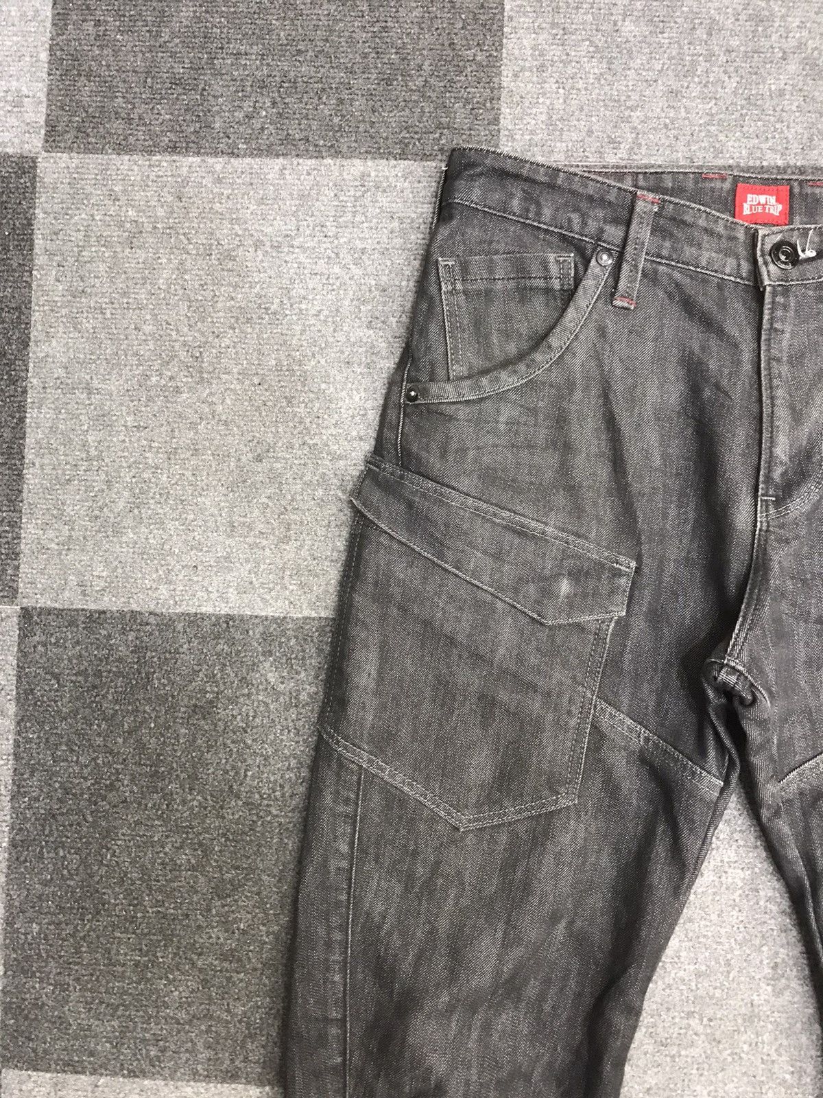 Edwin EDWIN BLUE TRIP 3D Design Curved Legs Multipockets Jeans Size US 31 - 5 Thumbnail