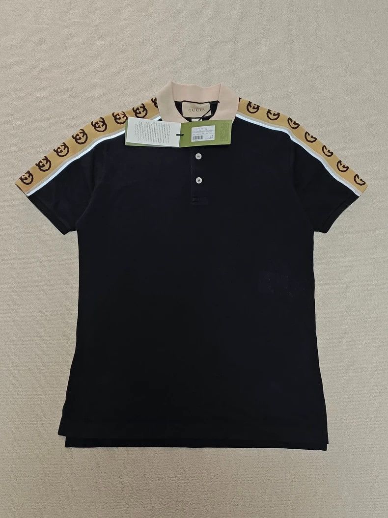 Gucci GucciInterlocking double G striped short-sleeved polo shirt Size US XS / EU 42 / 0 - 1 Thumbnail