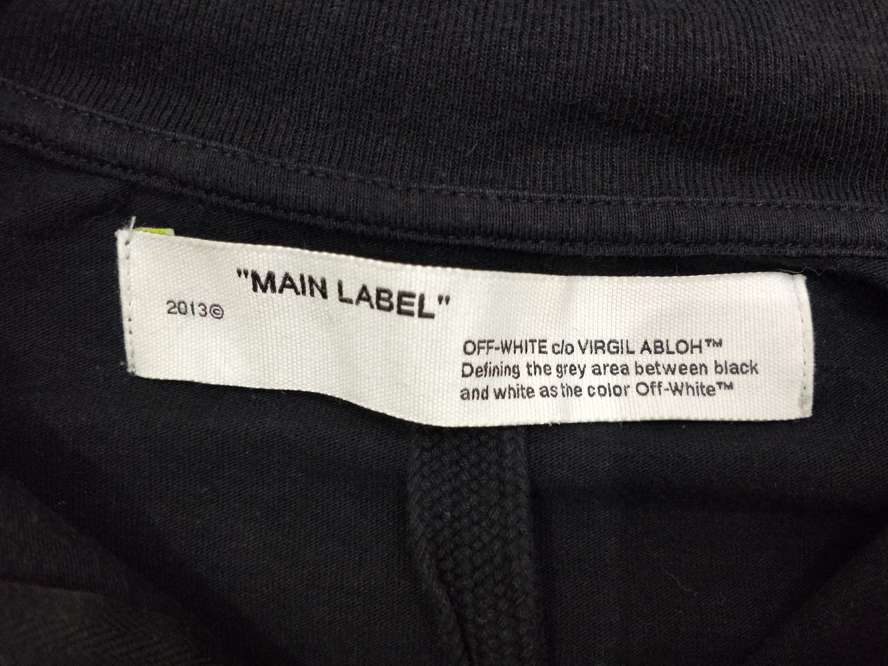 Off-White Backbone Zip Mock Neck Long Sleeve Tee Size US L / EU 52-54 / 3 - 5 Thumbnail