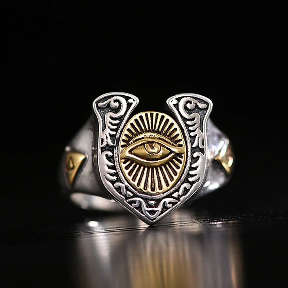 Jewelry × Vintage Retro Eye Ring Size ONE SIZE - 2 Thumbnail