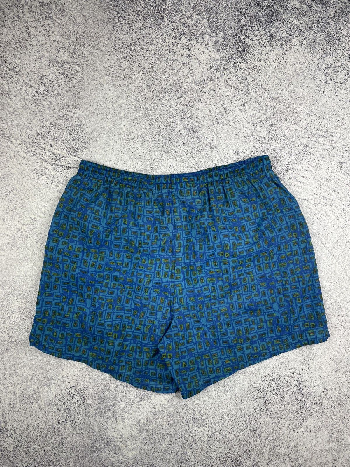 Nike × Vintage Vintage Nike Geometric Abstract Over Swim Print ACG 90s XL Size US 40 / EU 56 - 3 Thumbnail