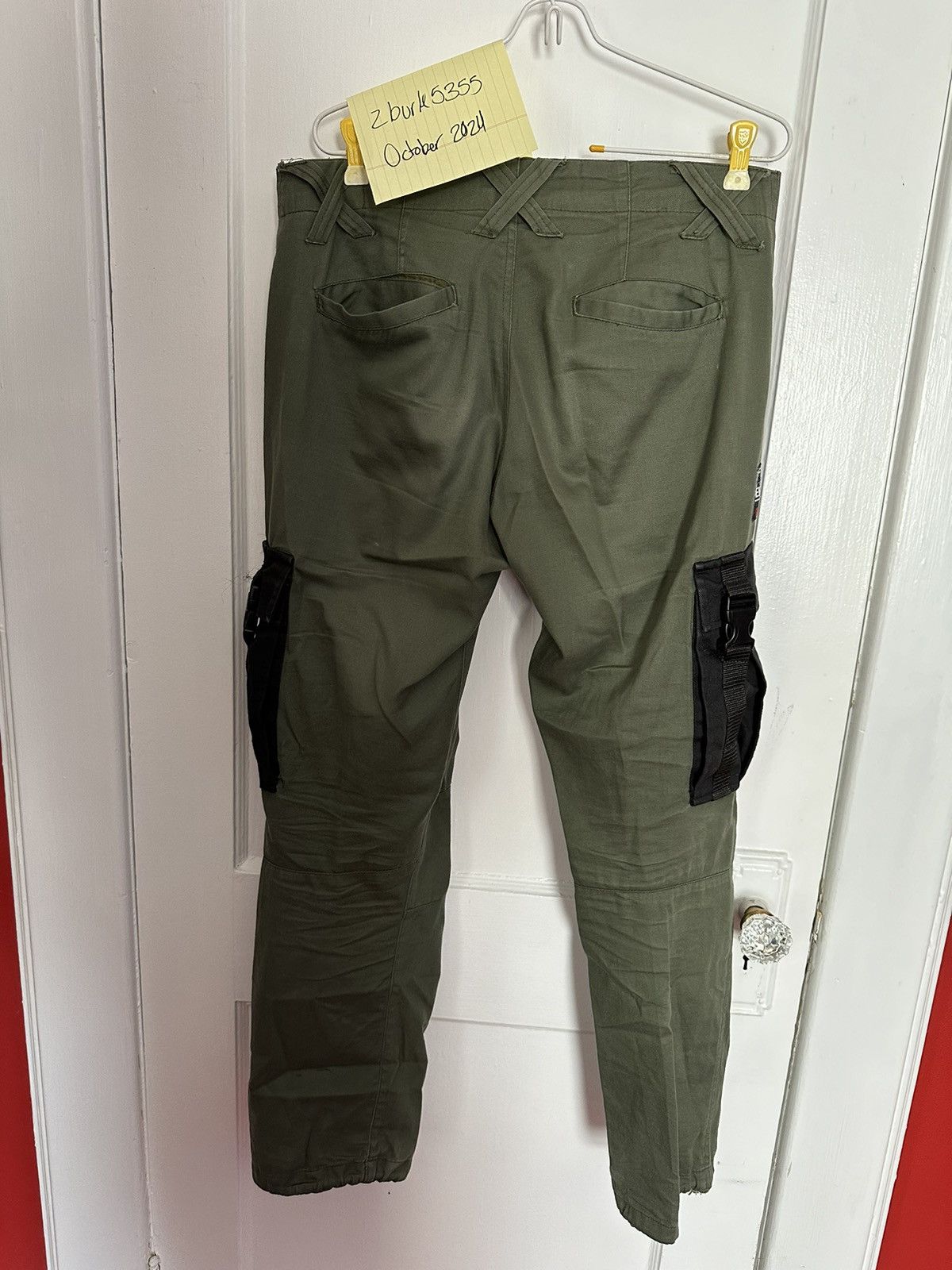 Erased Project Erased Project - Cargo Pants Version 1- Military Green - 32 Size US 32 / EU 48 - 2 Thumbnail