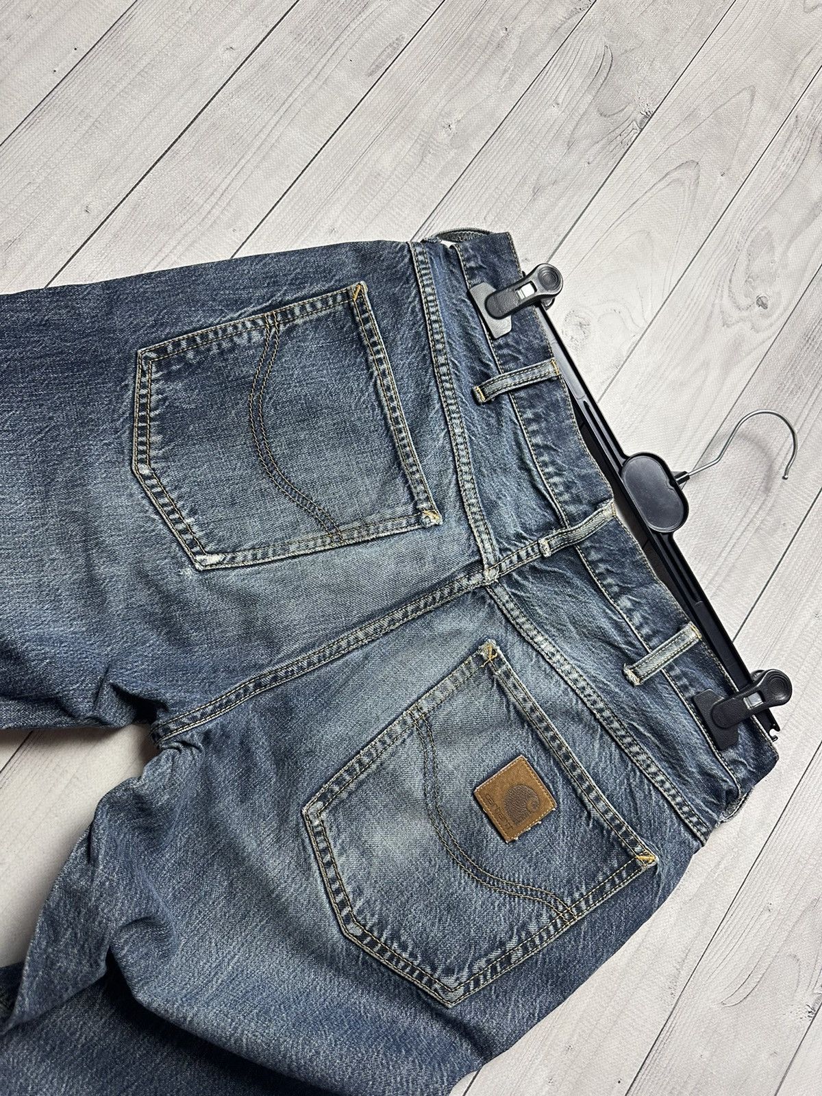 Carhartt × Carhartt Wip × Vintage Vintage Carhartt Wip denim distressed pants size W31 Size US 31 - 6 Thumbnail