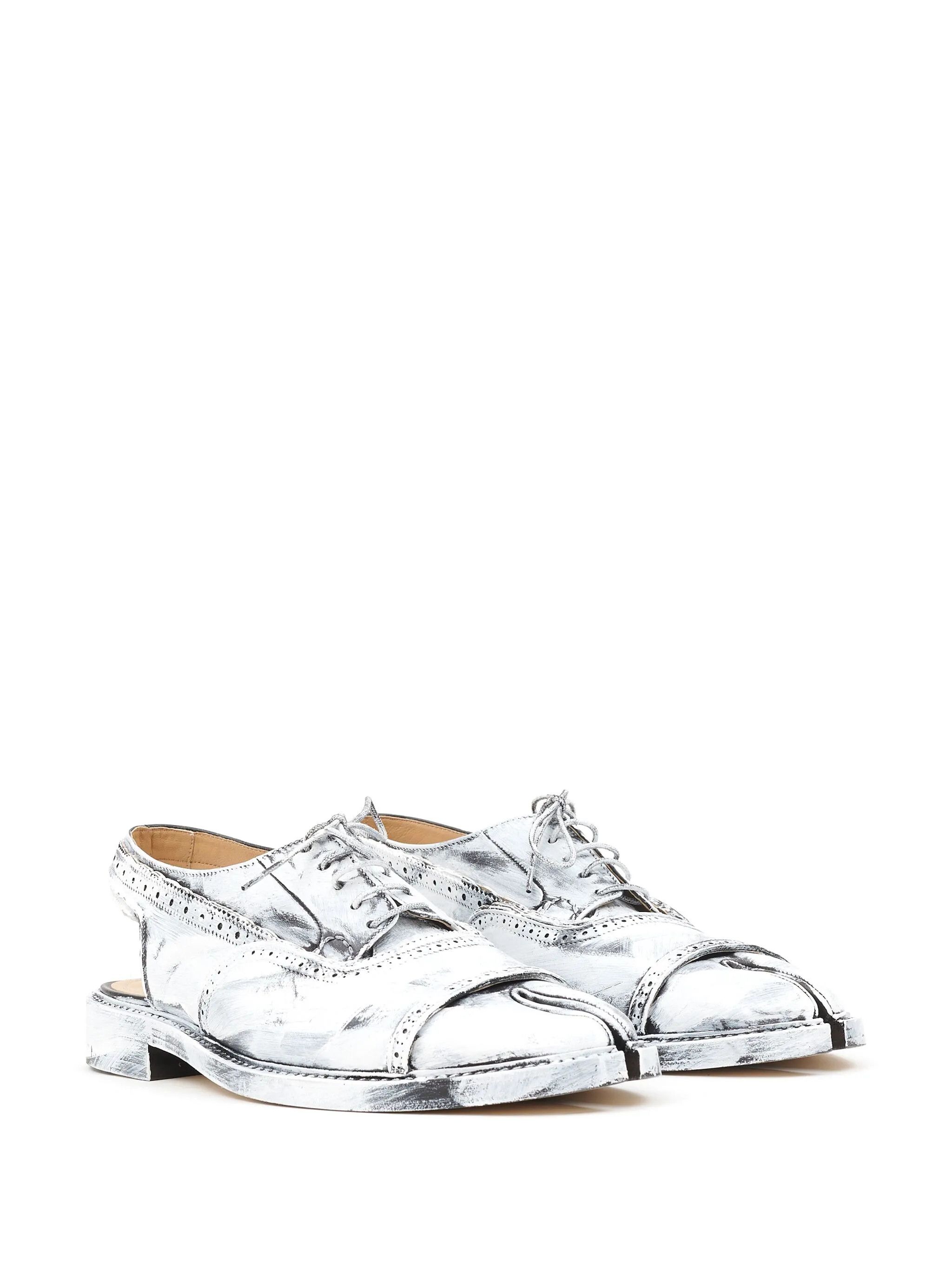 Maison Margiela oc11z0825 Monster Bianchetto Slingback Sandals White/Black Size US 12 / EU 45 - 2 Thumbnail
