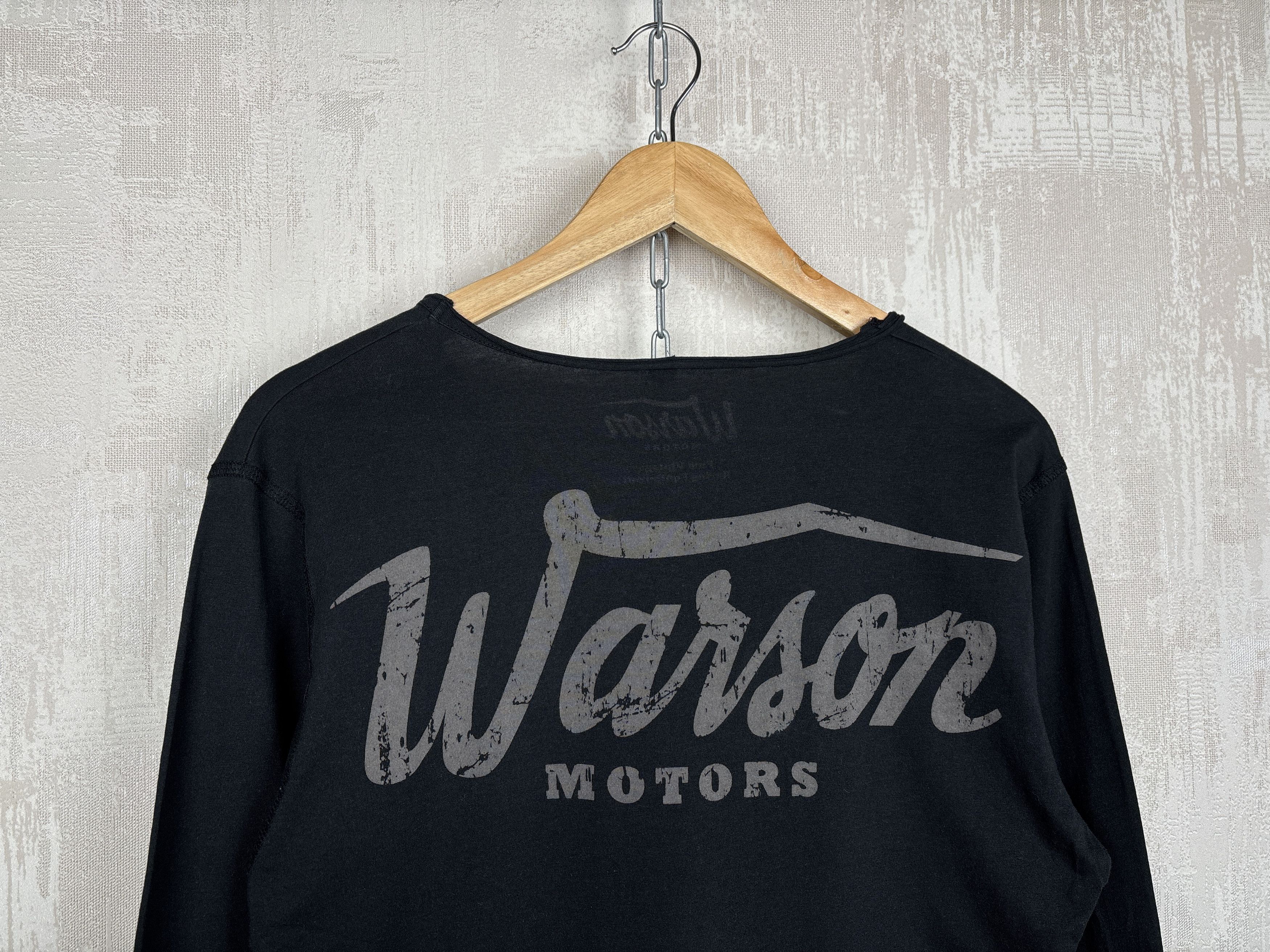 Other Warson Motors V-neck Long Sleeve T-shirt Size US L / EU 52-54 / 3 - 3 Thumbnail