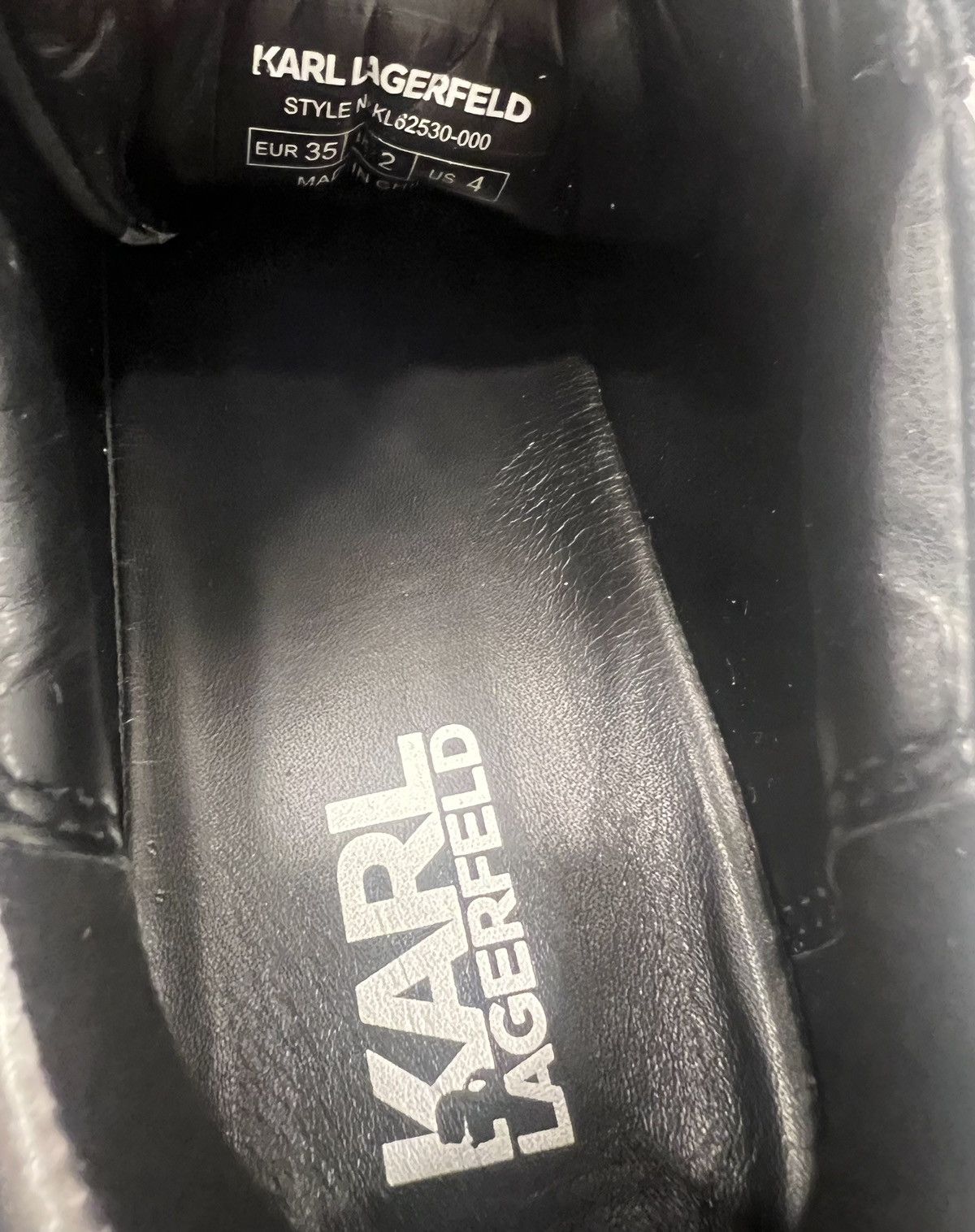 Karl Lagerfeld Karl Lagerfeld Kapri black women’s shoe size 35 EU Size US 5 / IT 35 - 7 Thumbnail